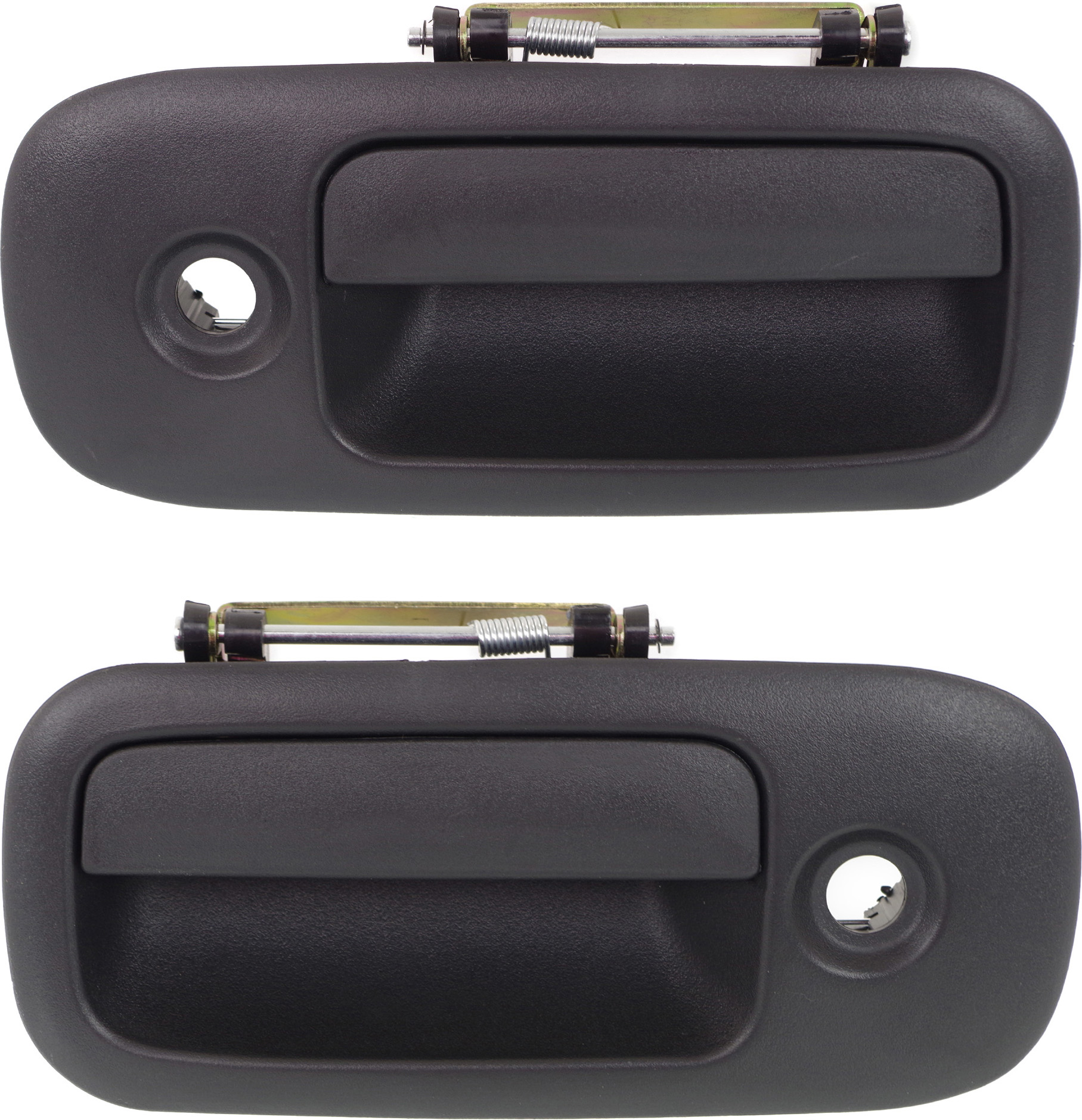 AM EXPRESS SAVANA VAN 10-23 FRONT DOOR HANDLE RH AND LH Outside Textured Black SKU SET REPCV462379 Partslink GM1311195 GM1310195 OEM 25989399-25989398