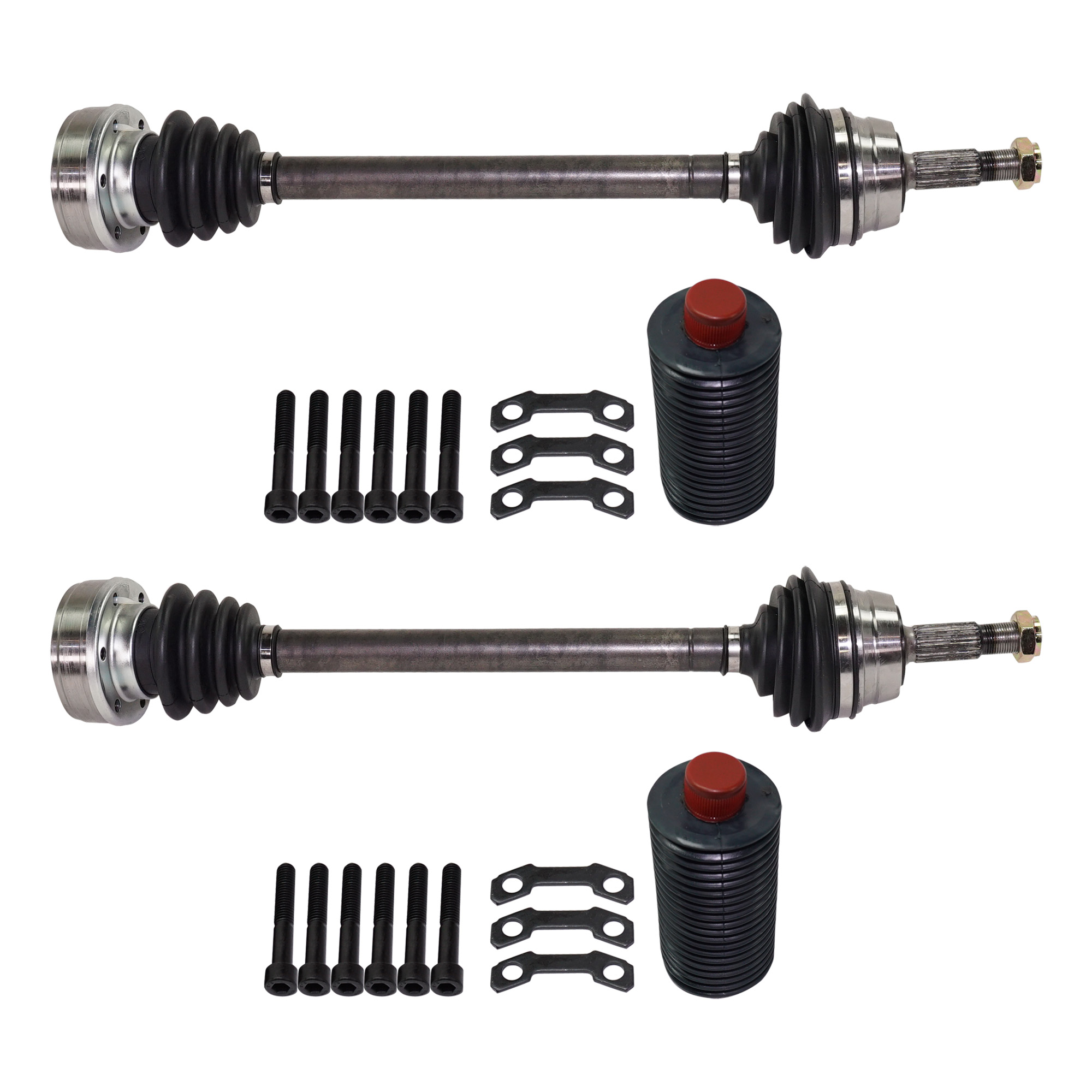 AM DASHER 74-81 FOX 75-93 FRONT CV AXLE ASSEMBLY RH AND LH Set of 2 SKU SET REPCVW8002-2