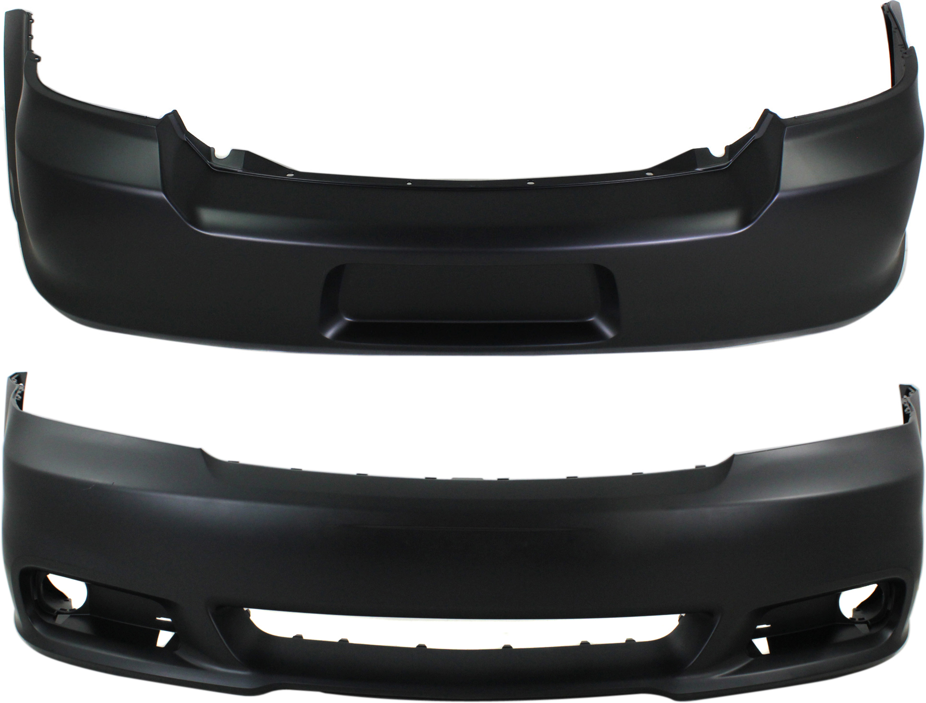 AM AVENGER 11-14 FRONT AND REAR BUMPER COVER Primed CAPA SKU SET REPD010363PQ 2 Partslink CH1000996C CH1100961C OEM 68081863AD 68081863AC 68081991