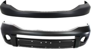 AM DODGE FULL SIZE P U 06-09 FRONT BUMPER COVER Upper and Lower CAPA SKU SET REPD010369PQ 2 Partslink CH1000872C CH1014100C OEM 68001358AA ZA17TZZAA