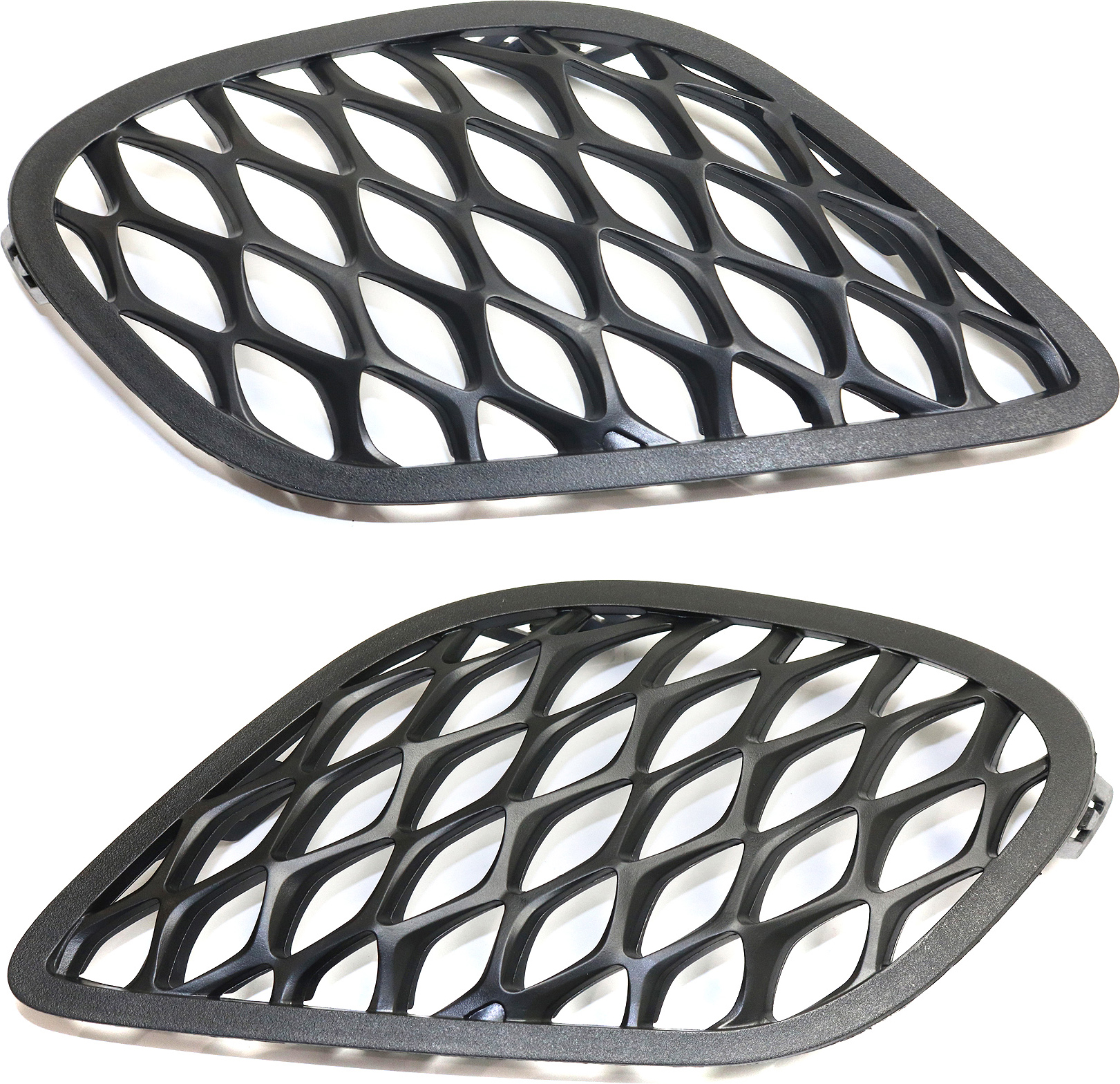 AM CHARGER 15-23 FRONT FOG LAMP COVER RH AND LH Textured Black w Hood Scoop SKU SET REPD015511 Partslink CH1039168 CH1038168 OEM 68280492AA 68280493AA