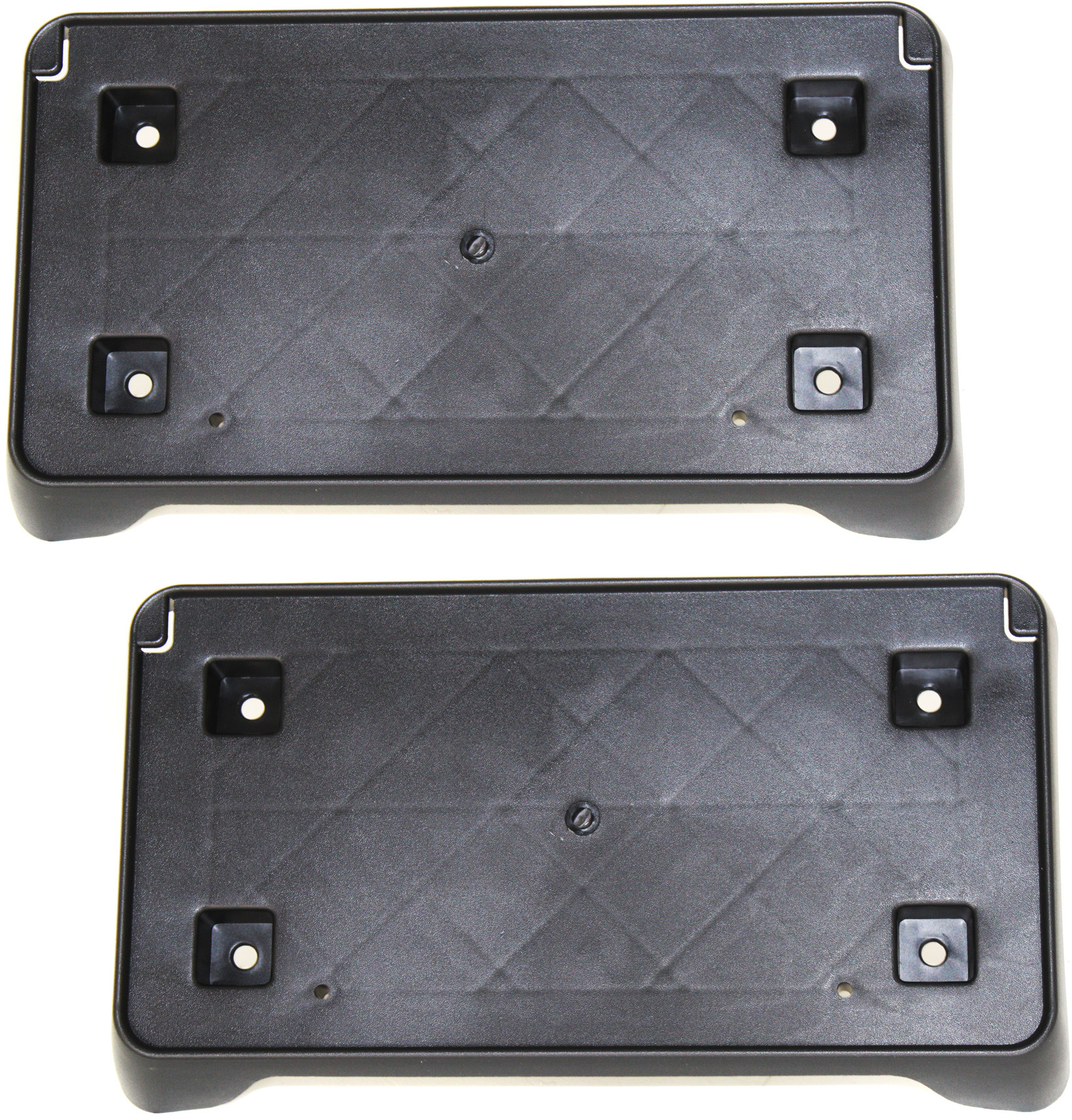 AM CHARGER 09-10 LICENSE PLATE BRACKET Set of 2 Front and Rear SKU SET REPD019502-2 Partslink CH1068117 OEM 4806190AA