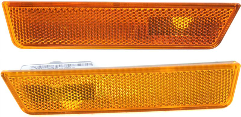 AM CHALLENGER 08-14 FRONT SIDE MARKER LAMP RH AND LH Lens and Housing 13-14 w o Chrome Trim CAPA SKU SET REPD104501Q Partslink CH2555100C CH2554100C OEM 68043394AA 68043395AA