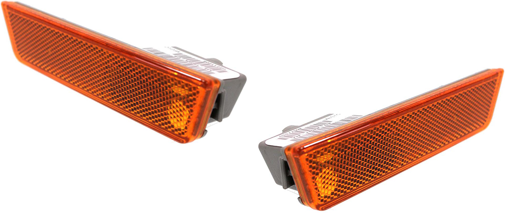 AM CHALLENGER 08-14 FRONT SIDE MARKER LAMP RH AND LH Lens and Housing 13-14 w o Chrome Trim SKU SET REPD104501 Partslink CH2555100 CH2554100 OEM 68043394AA 68043395AA