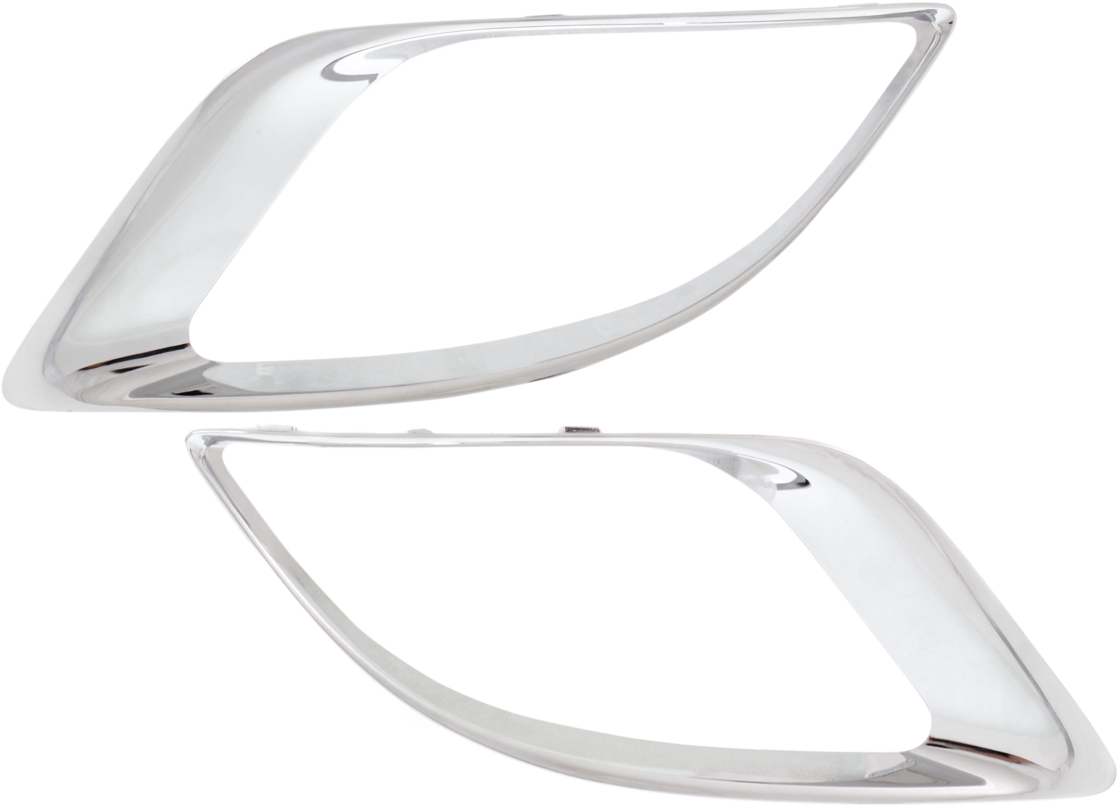 AM DURANGO 14-20 FRONT FOG LAMP MOLDING RH AND LH Chrome Citadel GT Limited SXT Models CAPA SKU SET REPD108007Q Partslink CH1039163C CH1038163C OEM 5113744AB 5113745AB