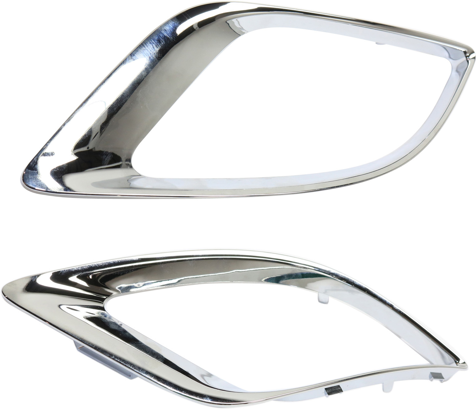 AM DURANGO 14-20 FRONT FOG LAMP MOLDING RH AND LH Chrome Fog Light Bezel SKU SET REPD108007 Partslink CH1039163 CH1038163 OEM 5113744AB 5113745AB