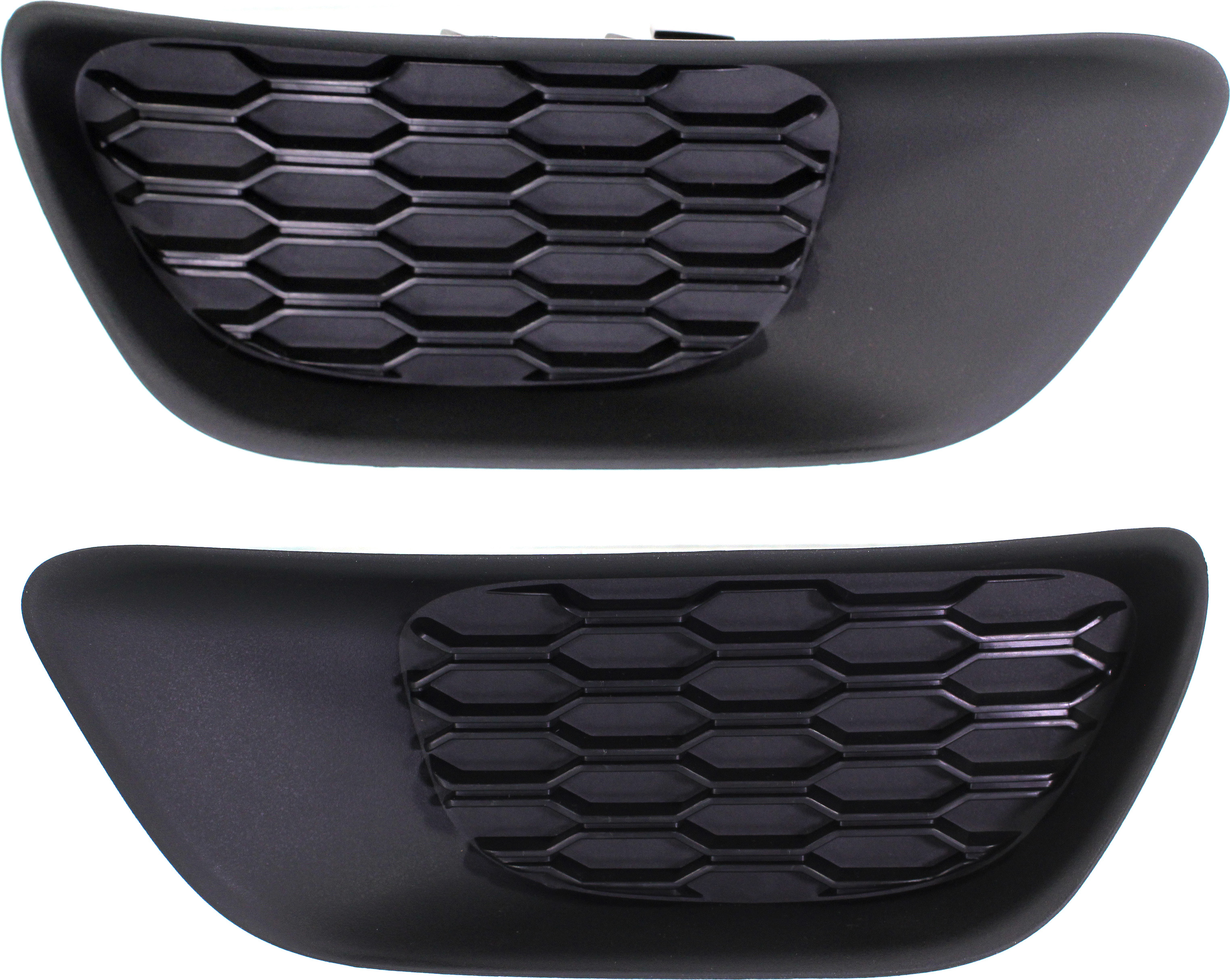 AM GRAND CARAVAN 11-20 FRONT FOG LAMP COVER RH AND LH Black w o fog light hole SKU SET REPD108605 Partslink CH1039129 CH1038129 OEM 68100708AA 68100709AA