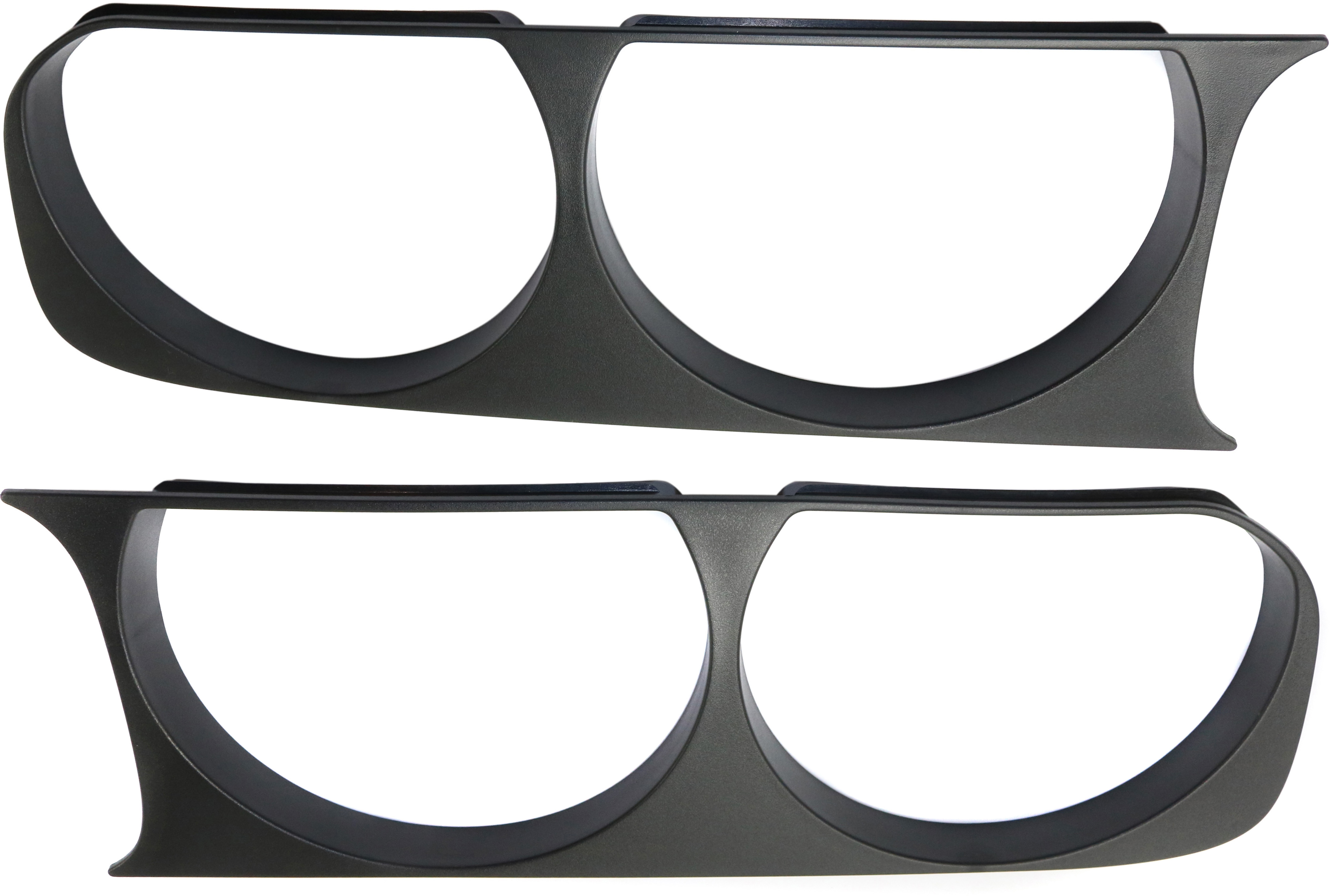 AM CHALLENGER 08-14 HEAD LAMP BEZEL RH AND LH Textured SKU SET REPD111901 Partslink CH2511100 CH2510100 OEM 68051526AA 68051527AA