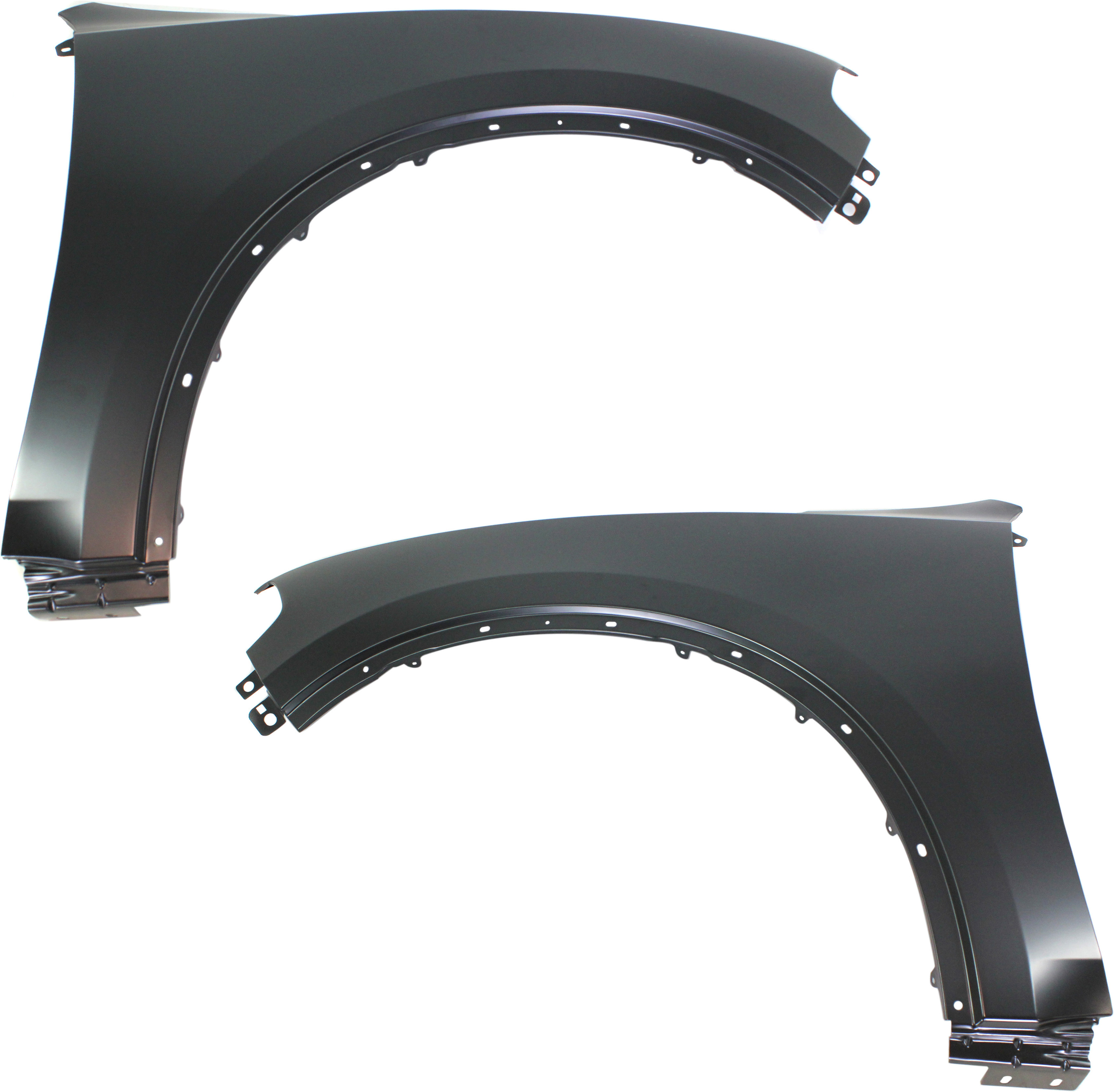 AM DURANGO 11-24 FRONT FENDER RH AND LH Primed Steel SKU SET REPD220137 Partslink CH1241273 CH1240273 OEM 55369734AD 55369734AC 55369735