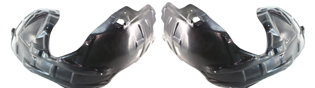 AM CHALLENGER 08-14 FRONT FENDER LINER RH AND LH SKU SET REPD222113 Partslink CH1249150 CH1248150 OEM 5028750AF 5028751AF