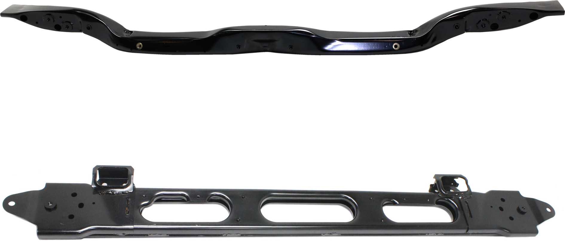 AM RAM 2500-3500 P U 13-18 RADIATOR SUPPORT Set of 2 Upper and Lower Crossmember 6.7L Eng All Cab Types SKU SET REPD251104-2 Partslink CH1225252 CH1225262 OEM 68222830AA 68222831AA