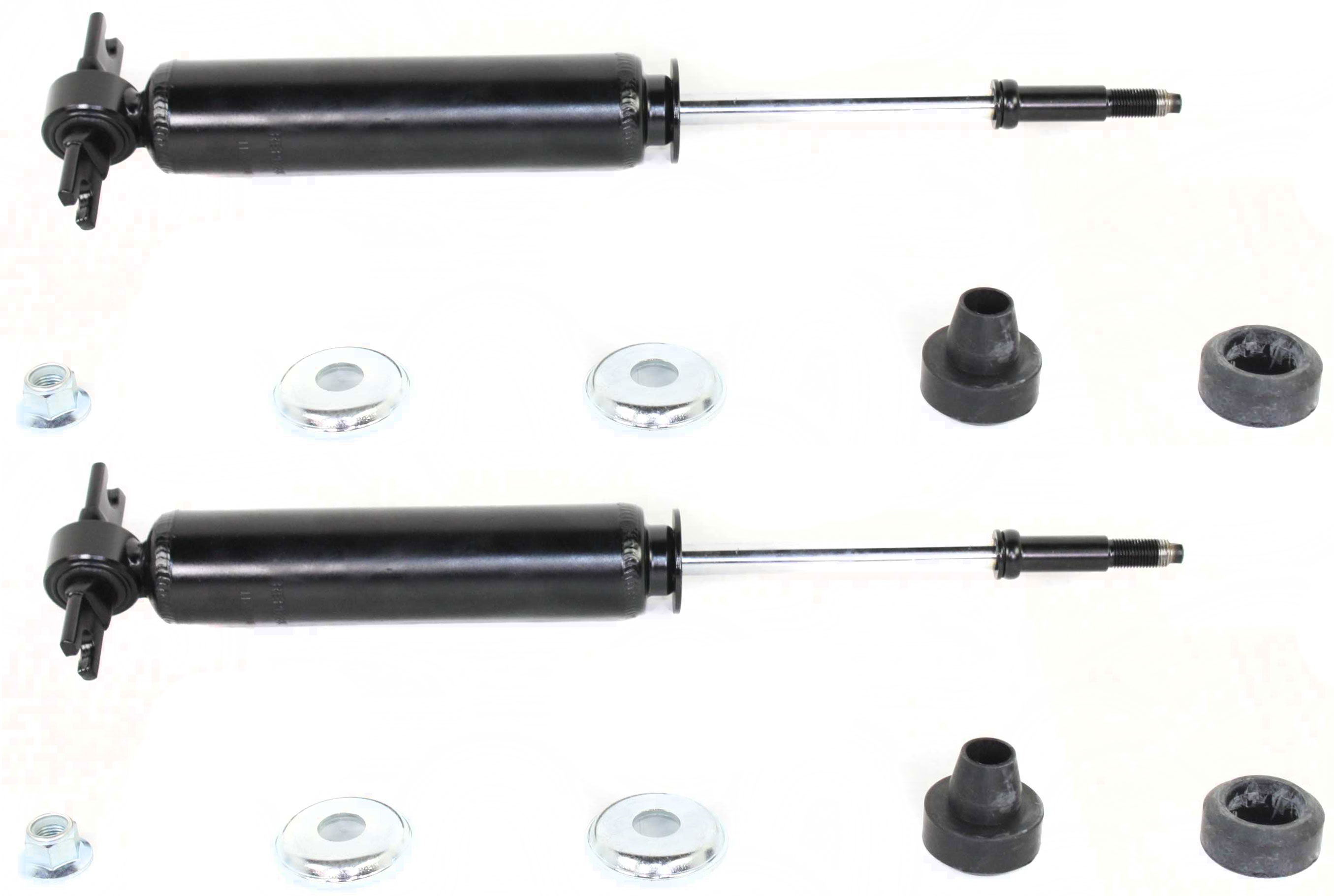 AM RAM 1500-02-08 FRONT SHOCK RH AND LH Gas Charged Twin tube Rear Wheel Drive Set of 2 SKU SET REPD280101-2 OEM 5072921AB 5072921AC