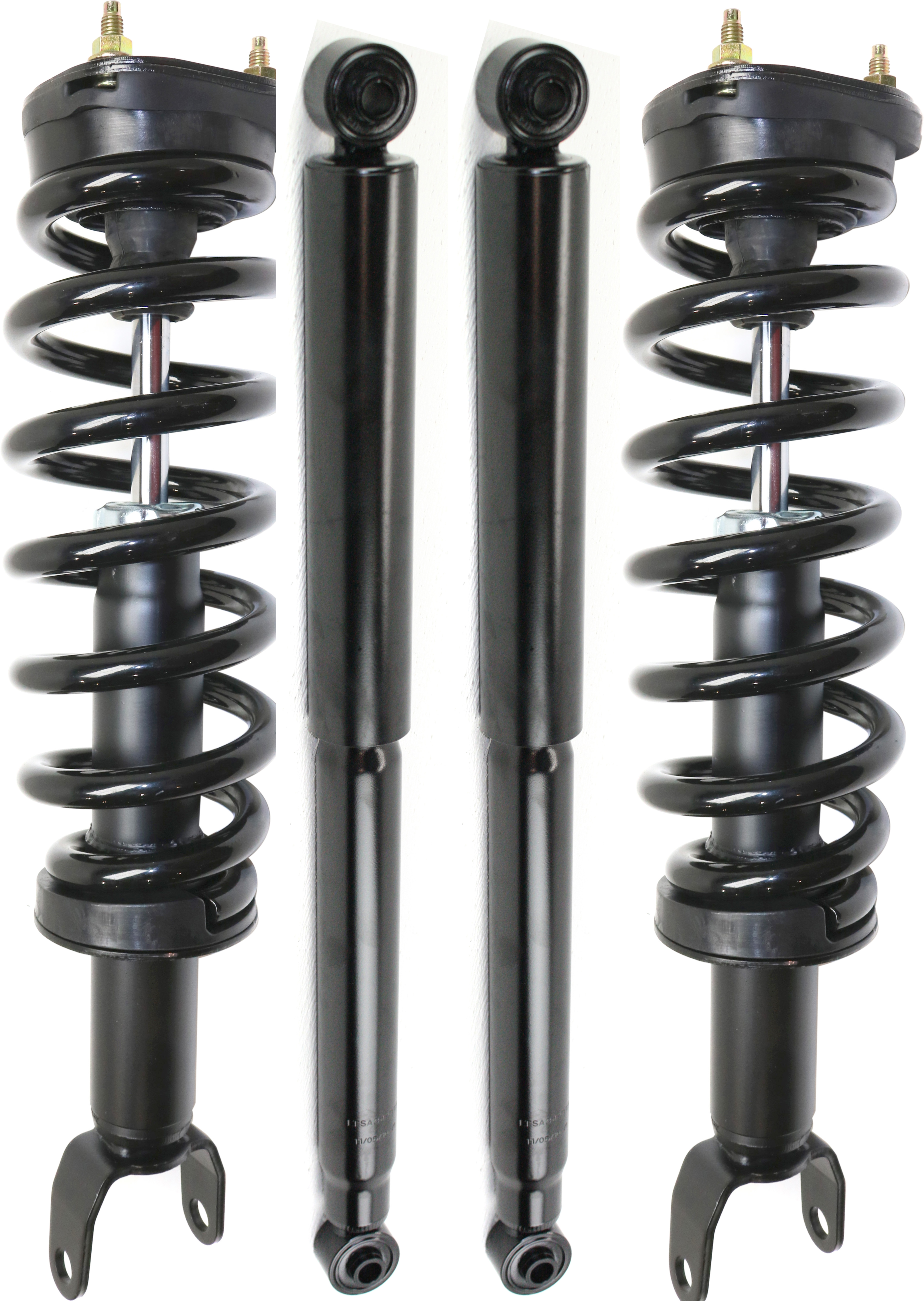 AM RAM 1500-11-18-1500 CLASSIC 19-23 FRONT AND REAR SHOCK AND FULLY LOADED STRUT RH AND LH Gas Charged Twin tube SKU SET REPD280518-4 OEM 52855791AC 52853460AE 68040873
