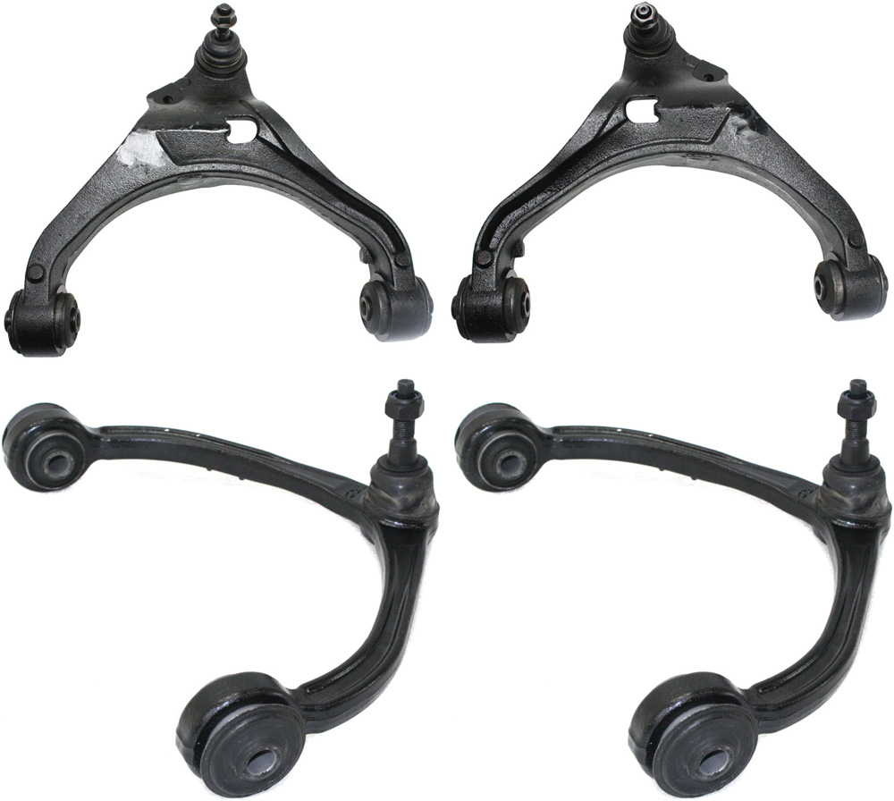 AM DAKOTA 09-09 DAKOTA 11-11 FRONT CONTROL ARM RH AND LH Upper and Lower Set of 4 With Ball Joint SKU SET REPD281506-4 OEM 52855100AC 52855100AF 52855100