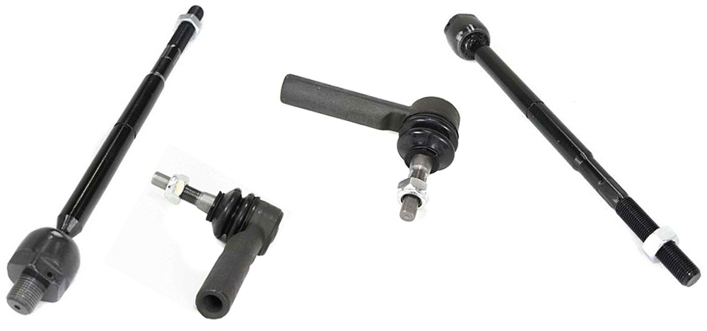 AM CHARGER 06-10 FRONT TIE ROD END RH AND LH Inner and Outer SKU SET REPD281507-4 OEM 1016754-2693215-4011878-401187