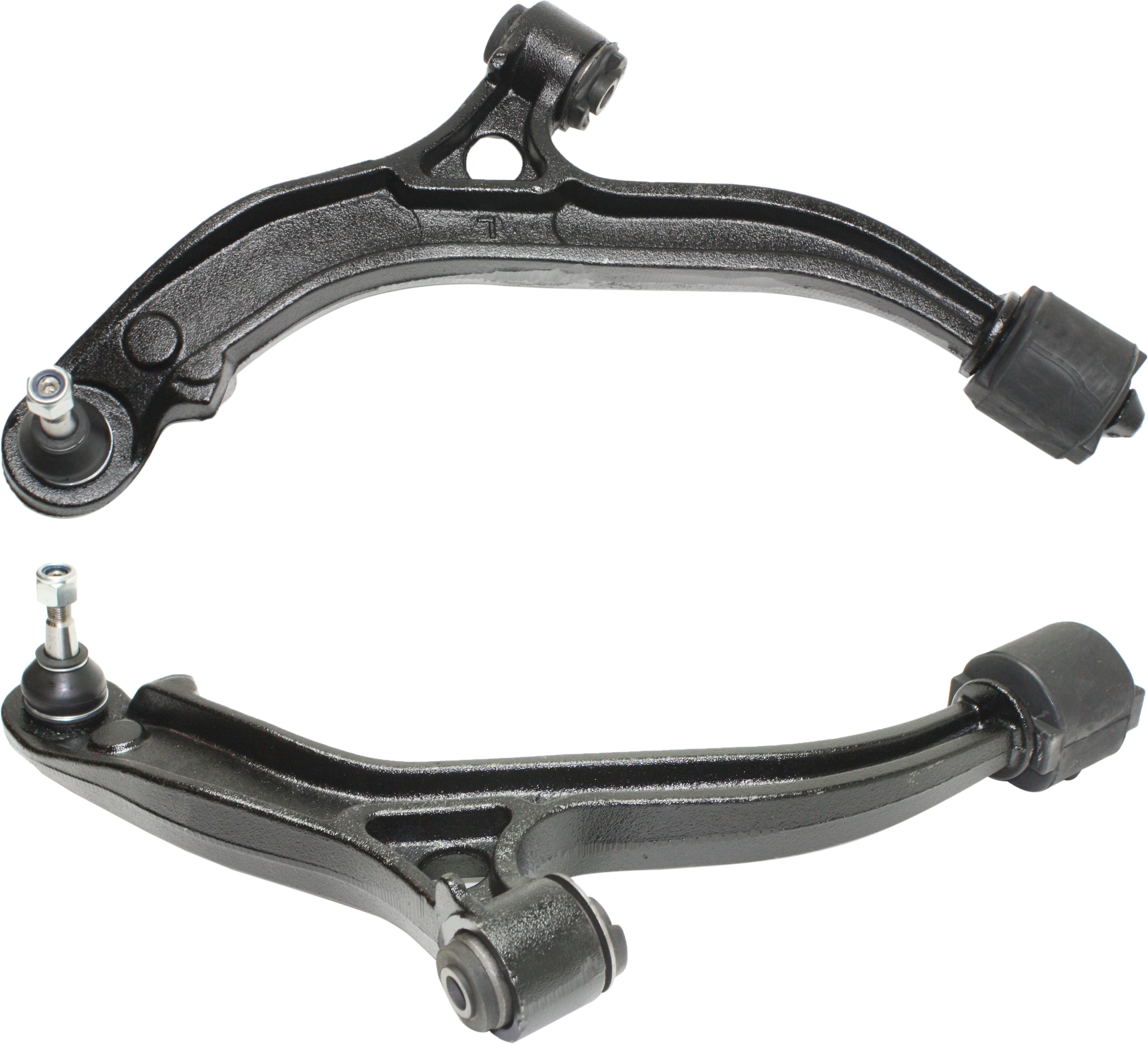 AM CARAVAN 01-07 FRONT CONTROL ARM RH AND LH Lower w Heavy Duty Suspension Ball Joint and Bushing SKU SET REPD281547 OEM 4743834AB 4743835AB