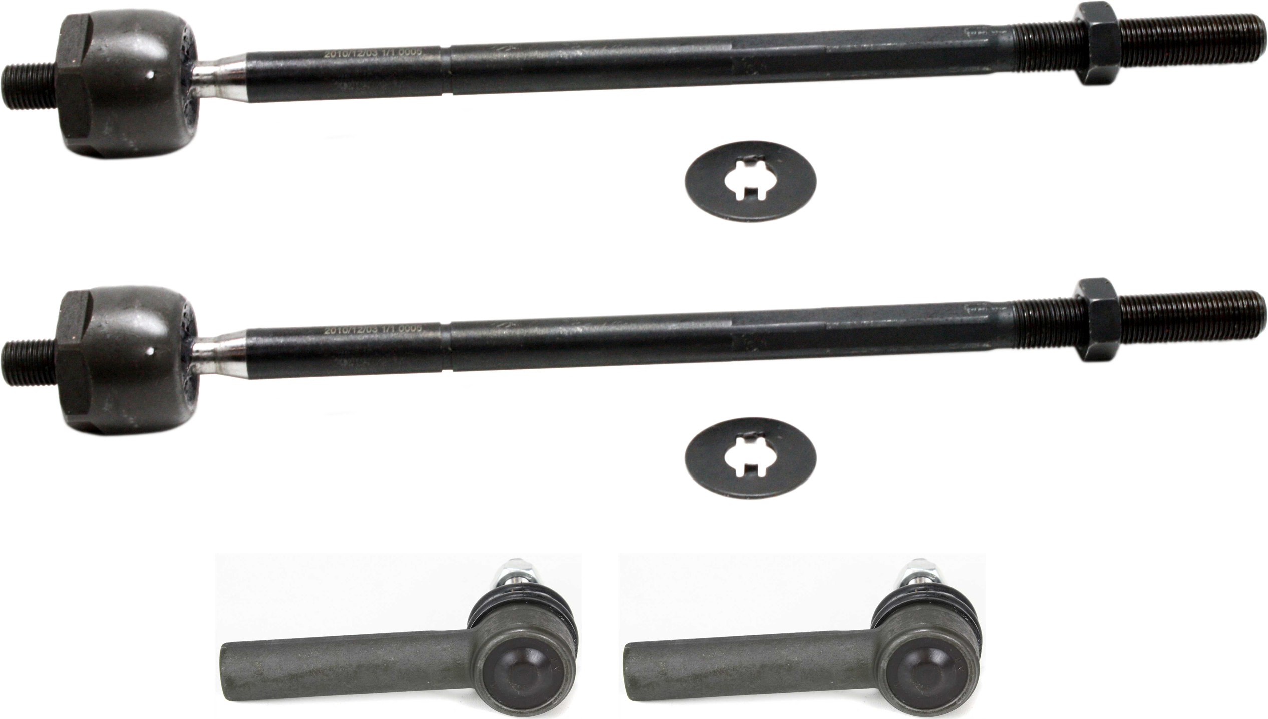 AM DAKOTA 00-04 FRONT TIE ROD END RH AND LH Inner and Outer SKU SET REPD282103-4 OEM 1016754-2693215-4011878-401187