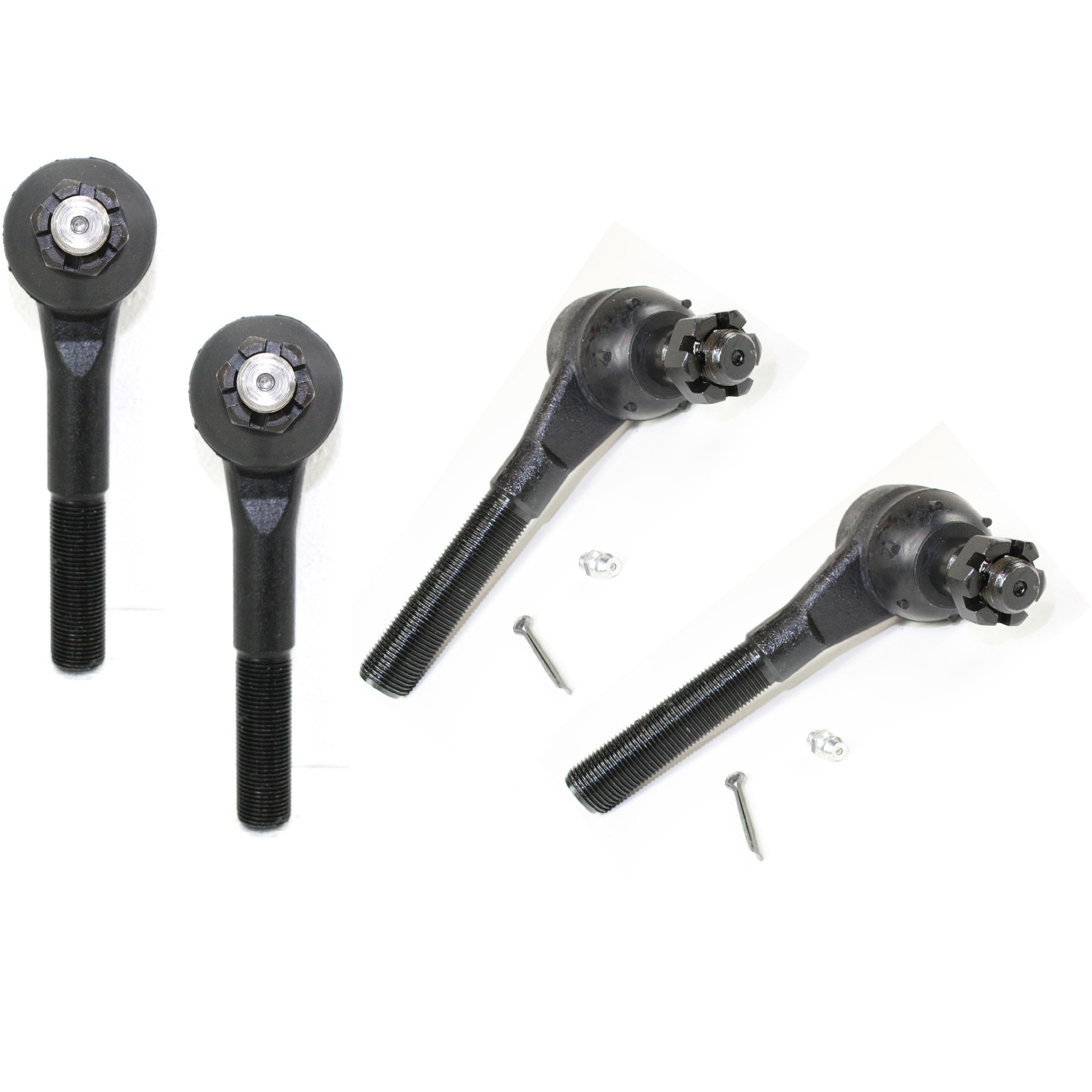 AM RAMCHARGER 79-93 DODGE FULL SIZE VAN 99-03 FRONT TIE ROD END RH AND LH Inner and Outer SKU SET REPD282126-4 OEM 310303-387000-2692580-4011295