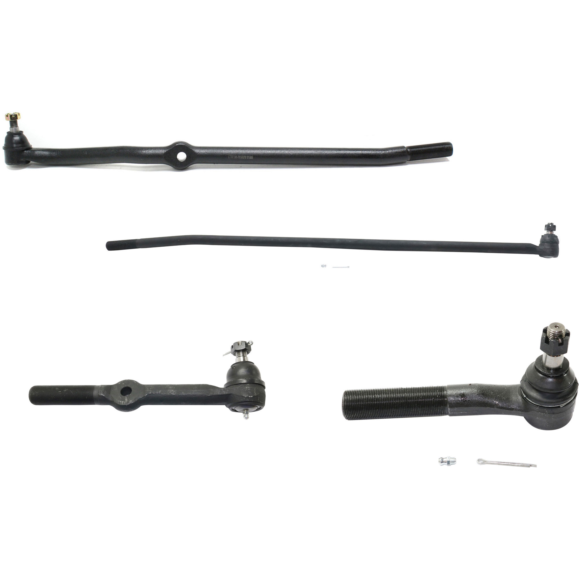AM RAM 1500-2500 P U 94-97 FRONT TIE ROD RH AND LH Inner and Outer Set of 4 SKU SET REPD282128-4 OEM 128-700-526-960-804-000-000-000-000