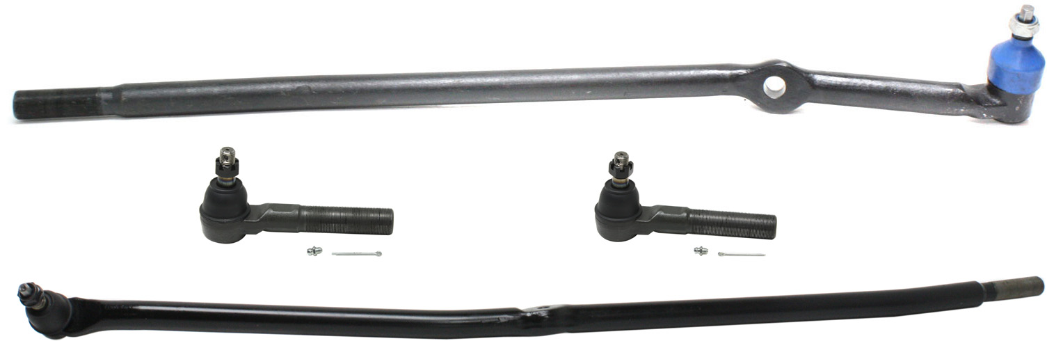 AM DODGE FULL SIZE P U 03-08 FRONT TIE ROD RH AND LH Inner and Outer SKU SET REPD282136-4 OEM 2692221-2696102-4101080-410108