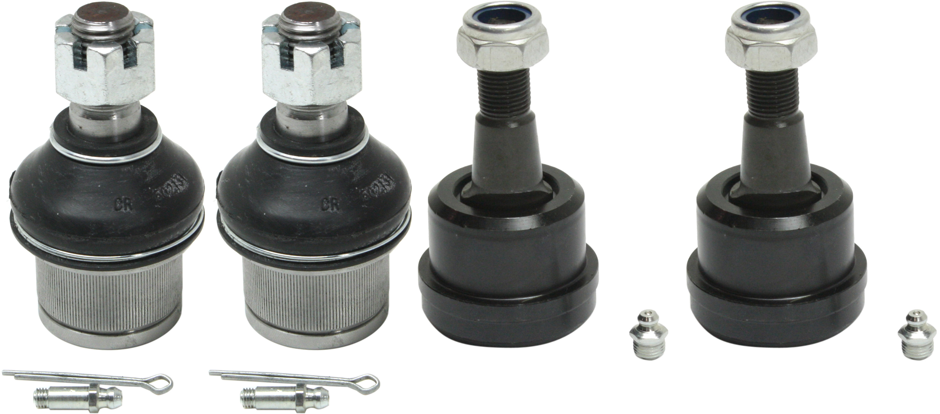 AM DODGE FULL SIZE P U 03-13 FRONT BALL JOINT RH AND LH Upper and Lower Adjustable Four Wheel Drive SKU SET REPD282313-4 OEM 104342-442497-2643076-2643077