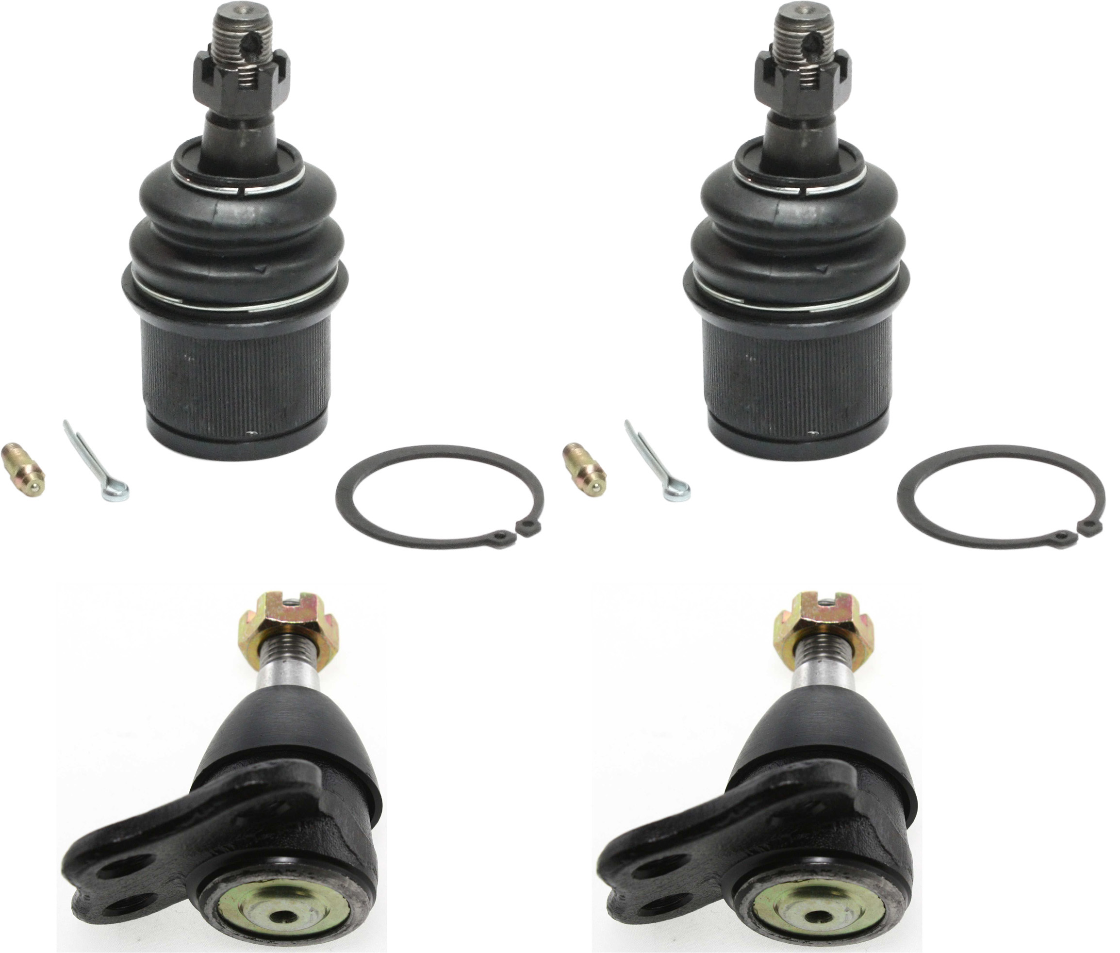 AM DURANGO 00-03 DAKOTA 00-04 FRONT BALL JOINT RH AND LH Upper and Lower 4WD SKU SET REPD282318-4 OEM 104292-2601557-5001111-45D0111
