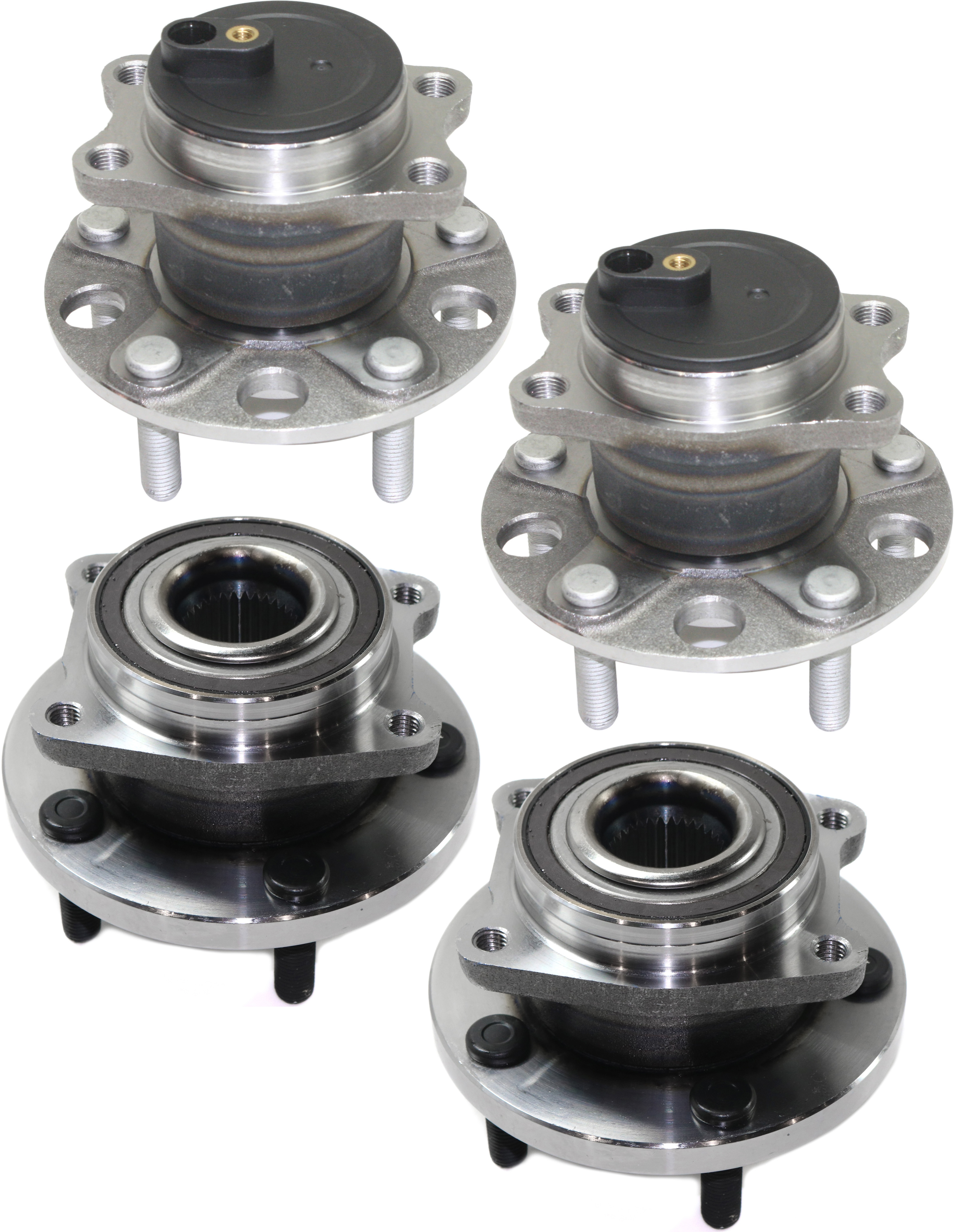 AM AVENGER 08-14 SEBRING 07-10 REAR HUB ASSEMBLY RH AND LH 5 Studs 5 x 4.5 in. Bolt Pattern SKU SET REPD283722-4 A OEM 123332-512332-951201-7200358-2