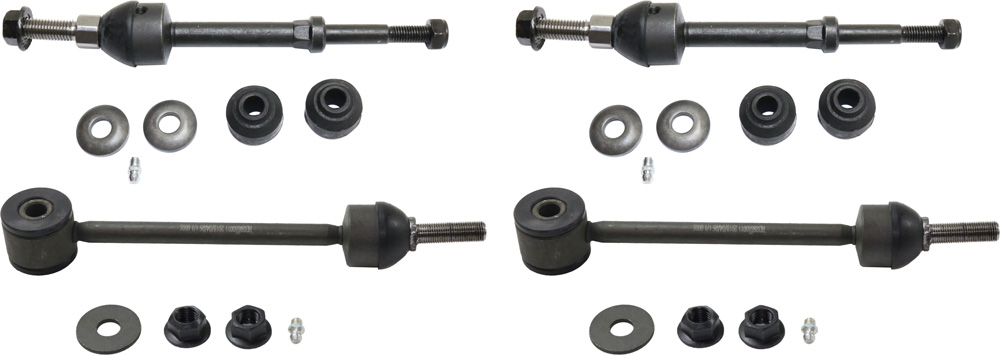 AM RAM 1500-04-07 FRONT AND REAR SWAY BAR LINK RH AND LH SKU SET REPD286815-4 OEM 18312-2651527-5451318-45G0318