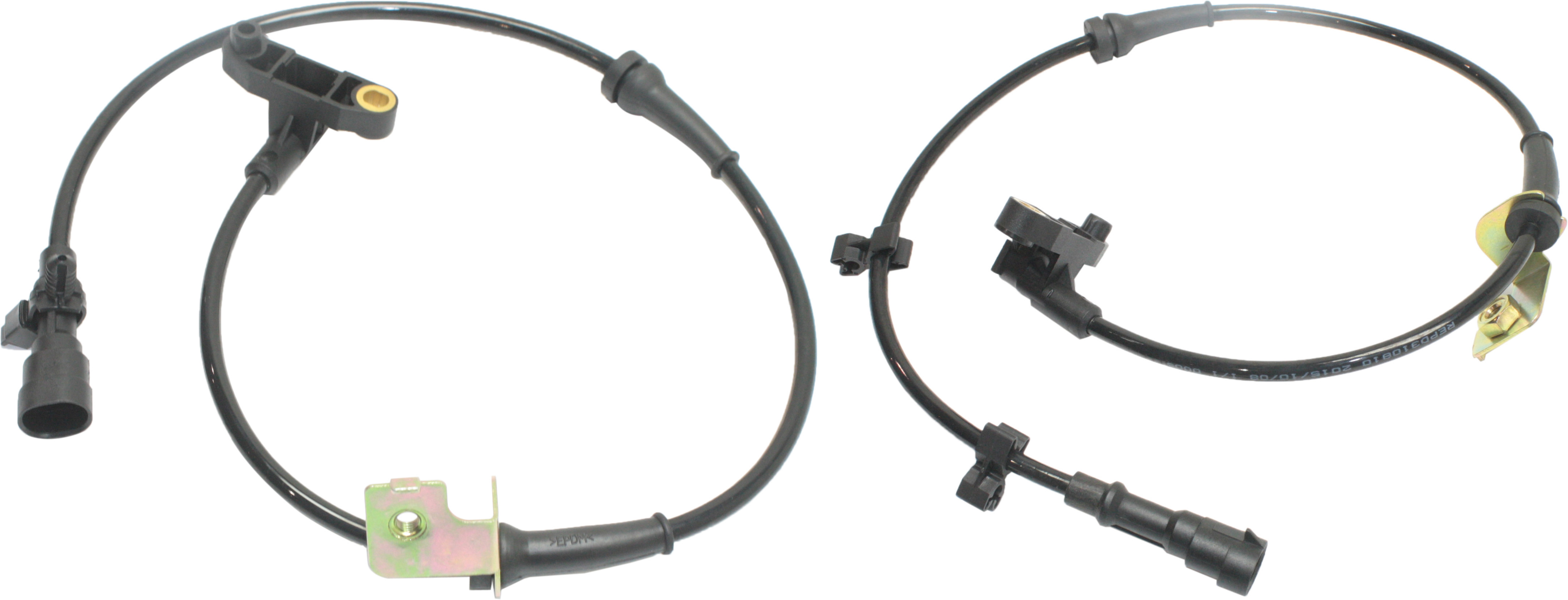 AM NEON 00-02 PT CRUISER 01-10 FRONT ABS SPEED SENSOR RH AND LH 2 Male Blade Terminals SKU SET REPD310809 OEM 70714-531655-725883-970302-527