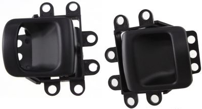 AM DURANGO 98-00 FRONT OR REAR INTERIOR DOOR HANDLE RH AND LH Black SKU SET REPD462101 Partslink CH1353117 CH1352117 OEM RZ121AZAA RZ131AZAA