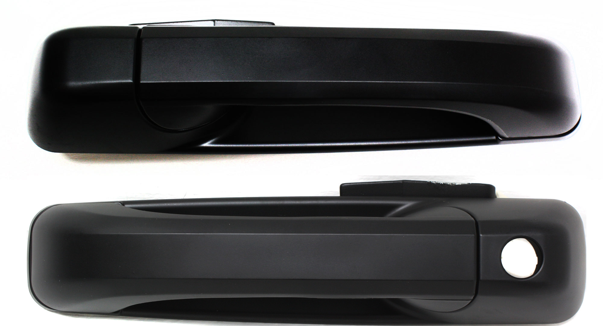 AM RAM FULL SIZE P U 09-21 FRONT EXTERIOR DOOR HANDLE RH AND LH Outside Primed Black =REAR RH SKU SET REPD462111 Partslink FDH010098 CH1311166 FDH010095 CH1310166 OEM 1GH18AXRAF 1GH18AXRAD 1GH21AXR