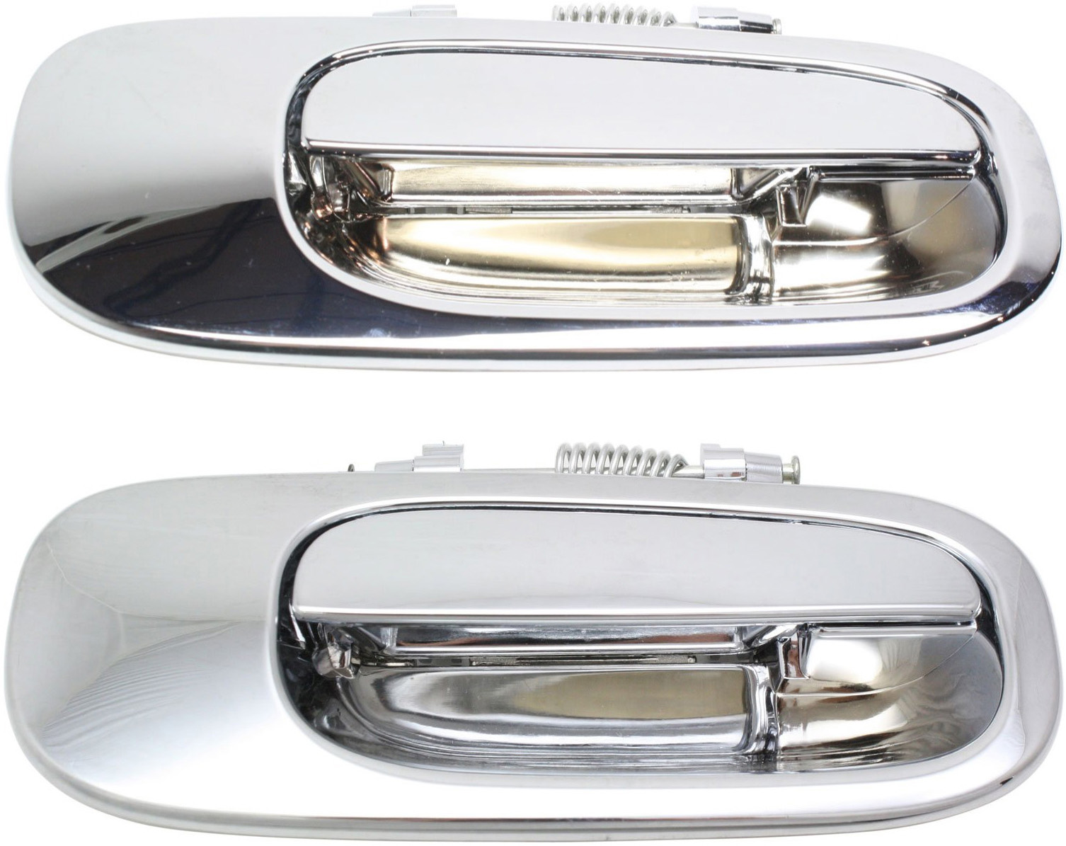 AM CHARGER 06-10 EXTERIOR DOOR HANDLE Set of 2 Front and Rear RH All Chrome SKU SET REPD462141C 2 Partslink FDH010080 OEM YS88AXRAF PFM YS88AXRAFPFM YS9
