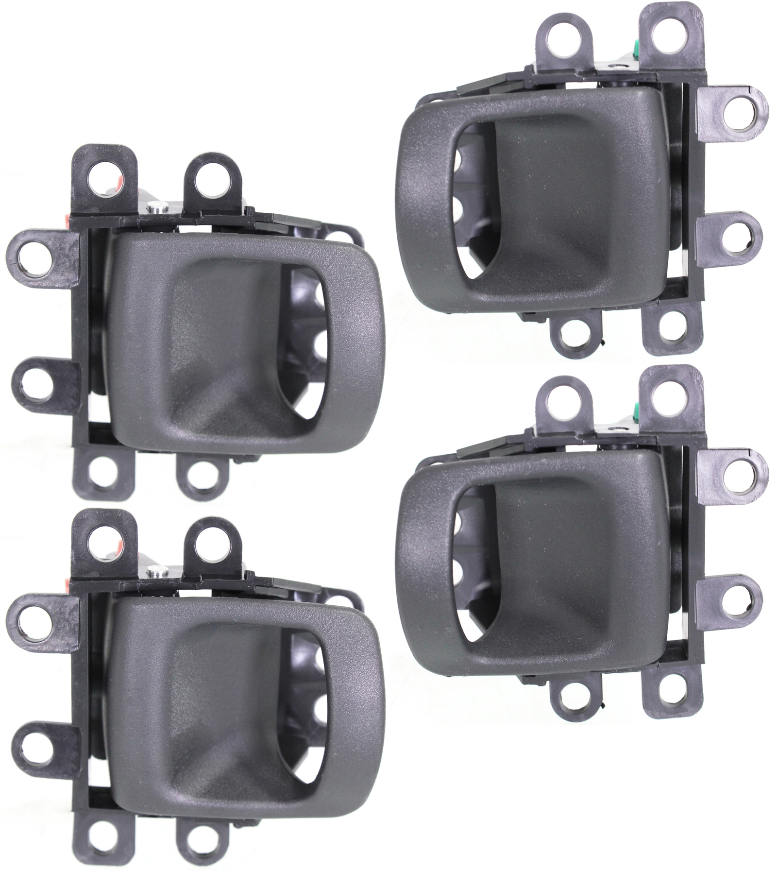 AM DAKOTA 97-00 FRONT AND REAR DOOR HANDLE RH AND LH Set of 4 Inside Black SKU SET REPD462153-4 Partslink CH1353116 CH1352116 OEM 5FT38DX9-5FT39DX9