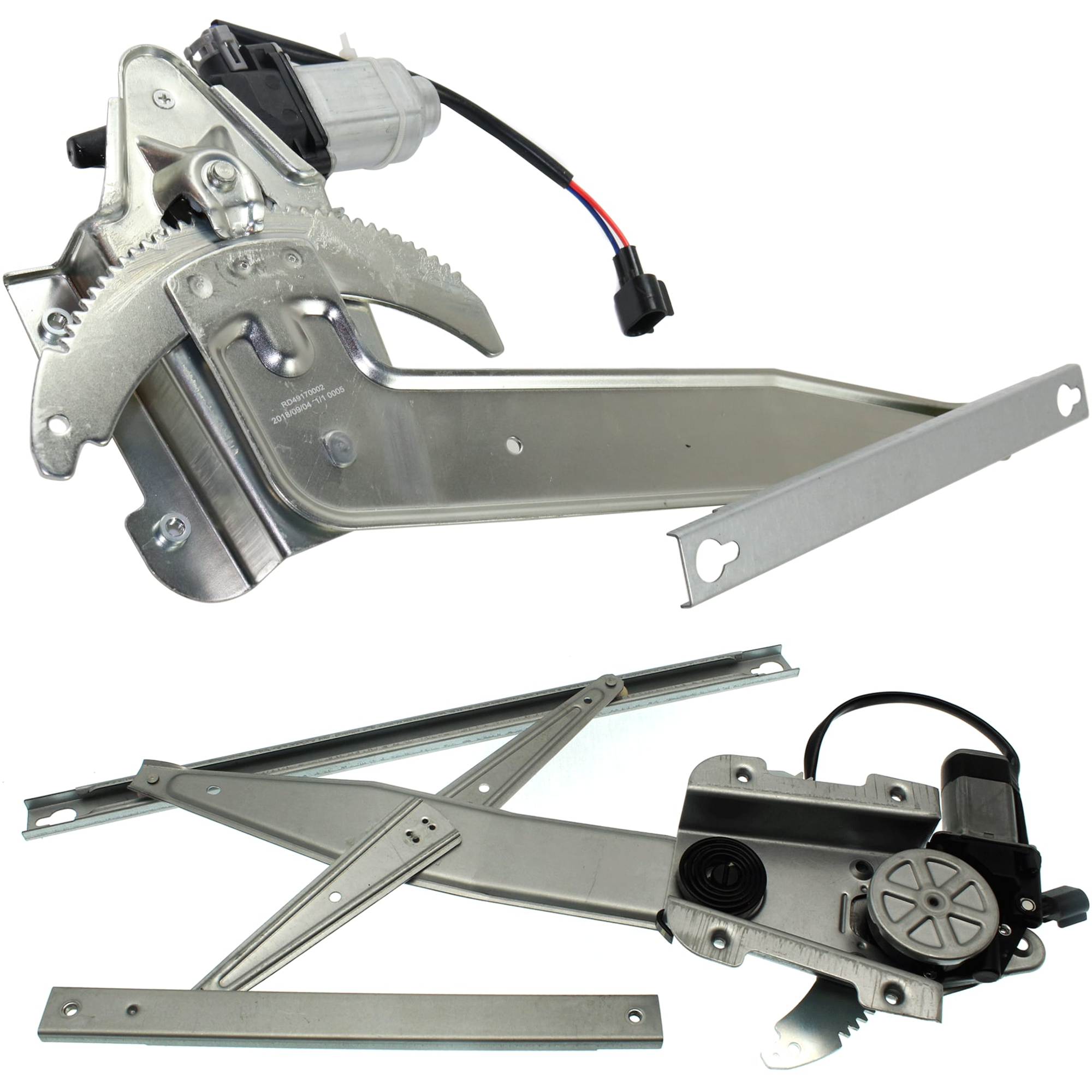 AM DURANGO 04-06 FRONT AND REAR WINDOW REGULATOR LH Power w Motor SKU SET REPD462902 Partslink CH1350135 CH1550120 OEM 55362207AC 55362209AC
