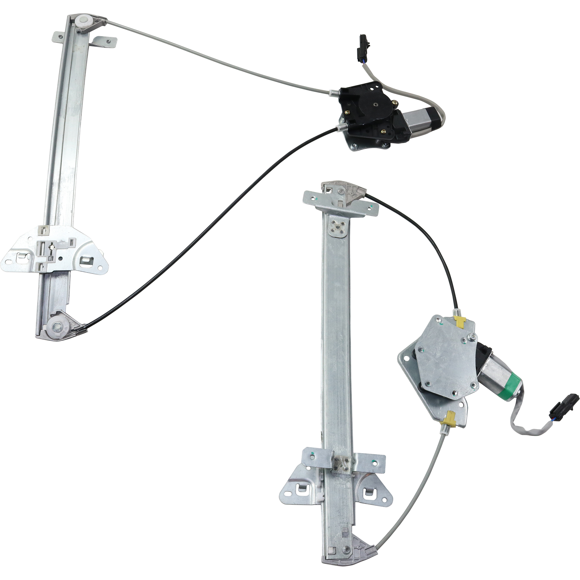 AM DAKOTA 00-04 DURANGO 01-03 FRONT AND REAR WINDOW REGULATOR RH Power w Motor Dakota Model Quad Cab SKU SET REPD462903-2R Partslink CH1351131 CH1551104 OEM 55256418AN 55256494AF