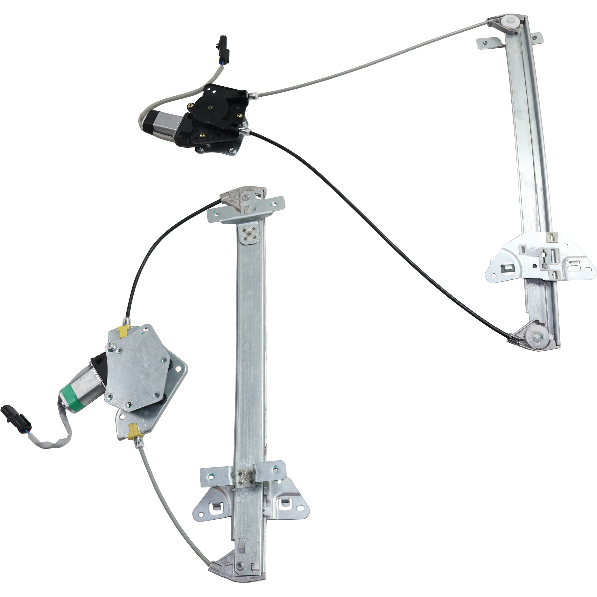 AM DAKOTA 00-04 DURANGO 01-03 FRONT AND REAR WINDOW REGULATOR LH Power w Motor Dakota Model Quad Cab SKU SET REPD462904-2L Partslink CH1350131 CH1550104 OEM 55256419AN 55362921AB 55256495