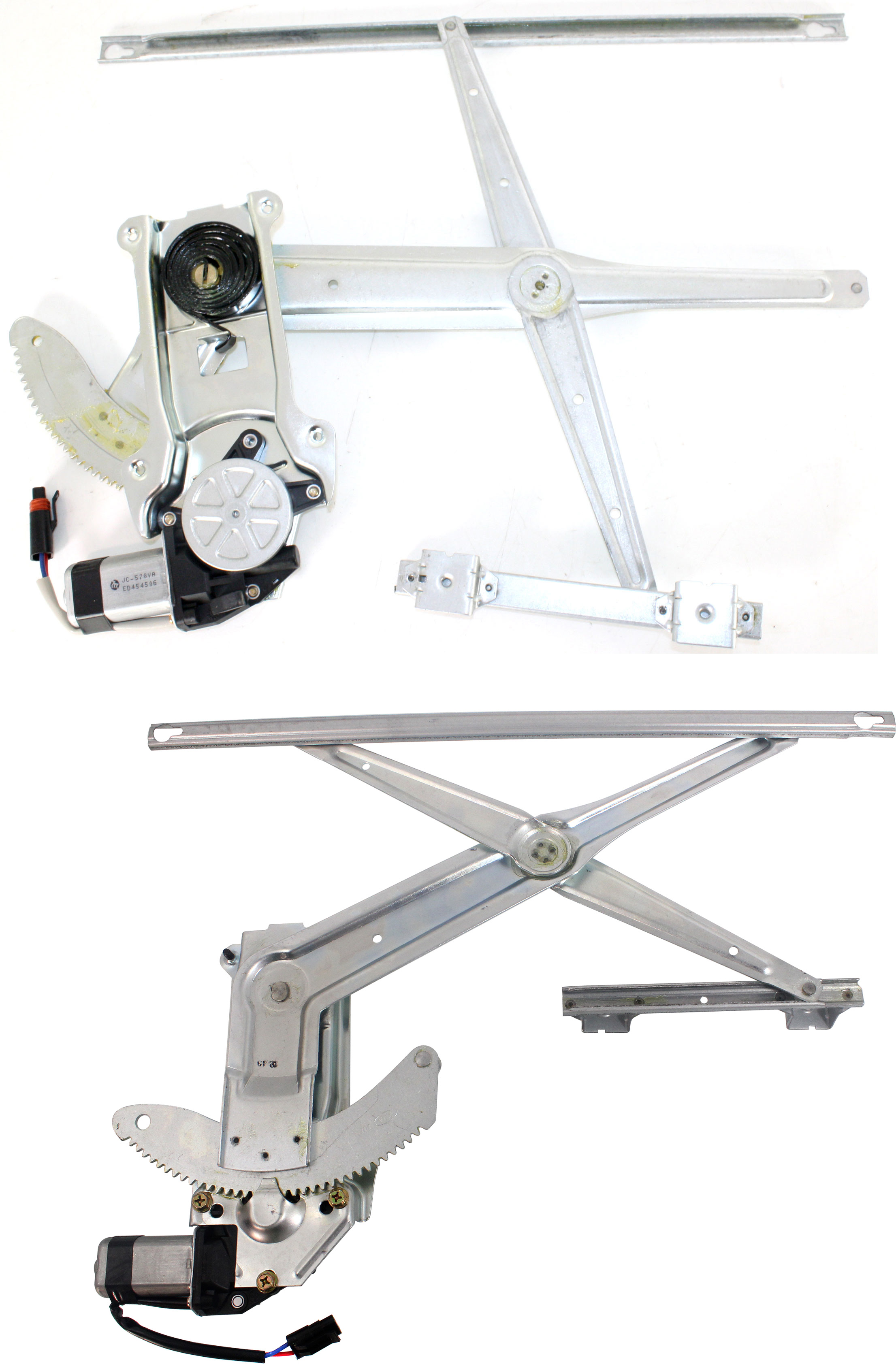 AM RAM FULL SIZE P U 94-02 FRONT WINDOW REGULATOR RH AND LH Set of 2 Power w Motor SKU SET REPD462905 Partslink CH1351103 CH1350103 OEM 55154924-55154925