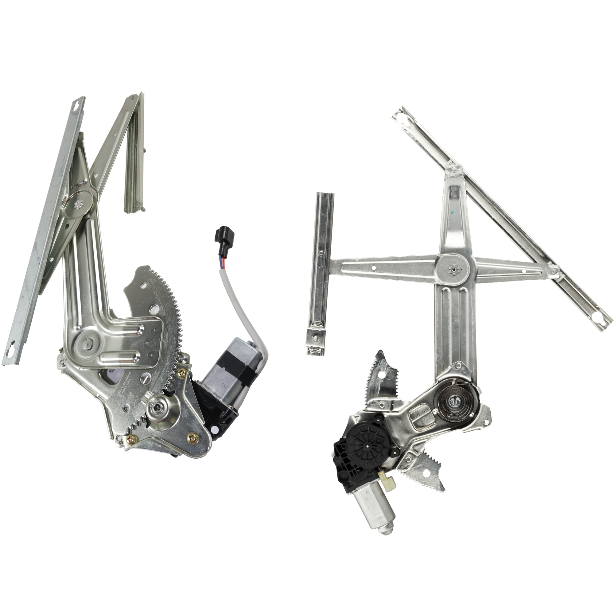 AM DODGE FULL SIZE P U 1500-02-08-2500-03-09-3500-03-10 FRONT AND REAR WINDOW REGULATOR LH Power w Motor Crew Cab SKU SET REPD462918 Partslink CH1350134 OEM 55275599AC 55276103AD PFM