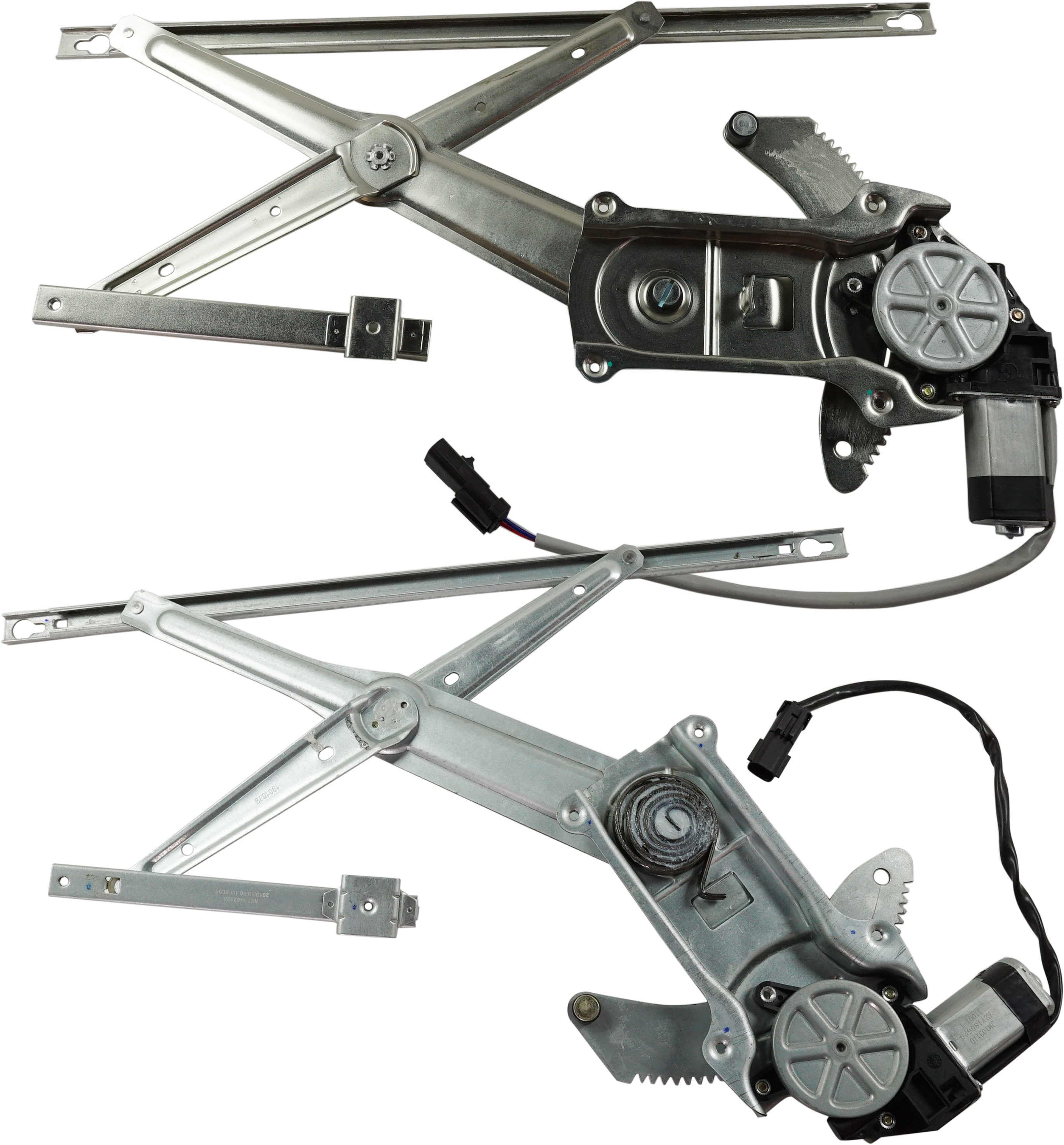 AM DAKOTA 97-04 FRONT WINDOW REGULATOR RH AND LH Power w Motor SKU SET REPD462927 Partslink CH1351123 CH1350123 OEM 55255618AC 55255619AC