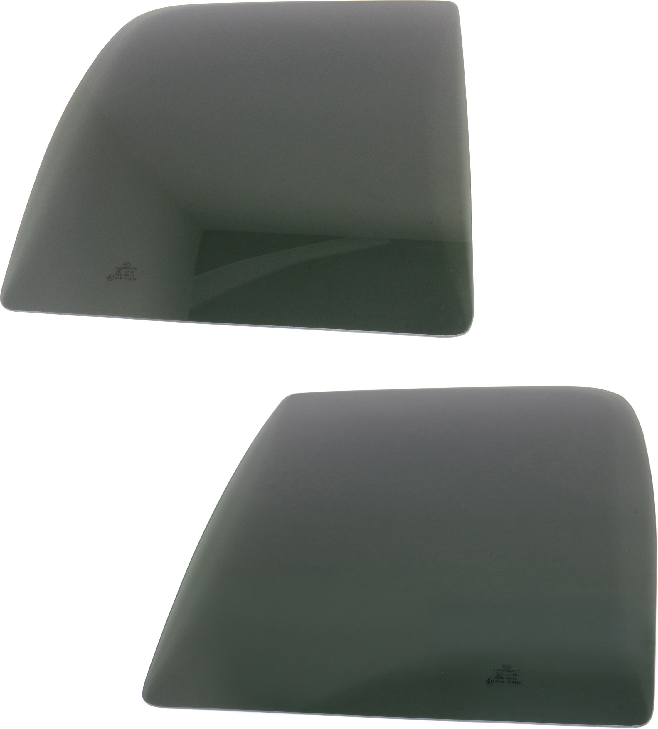 AM DODGE FULL SIZE P U 02-09 REAR DOOR GLASS RH and LH Gray Tint Privacy Extended Cab Pickup Quad Cab 4 Door SKU SET REPD481305 OEM 55276108AD DD10075YPNN 5527610