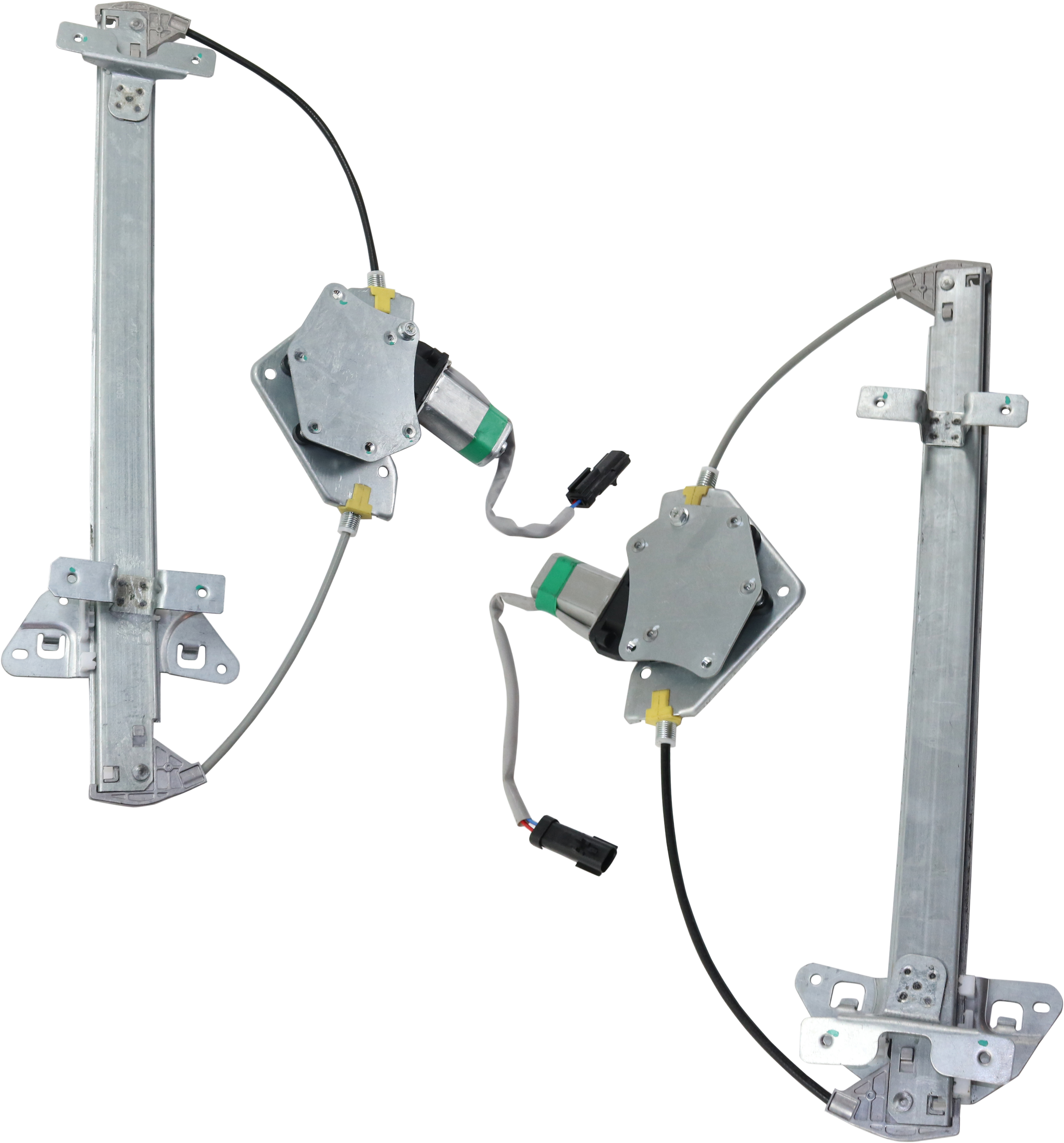 AM DAKOTA 00-04 DURANGO 01-03 REAR WINDOW REGULATOR RH AND LH Power w Motor Dakota Model Quad Cab SKU SET REPD491703 Partslink CH1551104 CH1550104 OEM 55256494AF 55256495AF