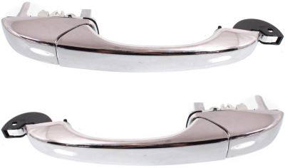 AM GRAND CARAVAN 08-19 TOWN COUNTRY 08-16 REAR EXTERIOR DOOR HANDLE RH AND LH Side Sliding Door Chrome w o Keyhole SKU SET REPD494702 Partslink CH1513102 OEM 4589714AC