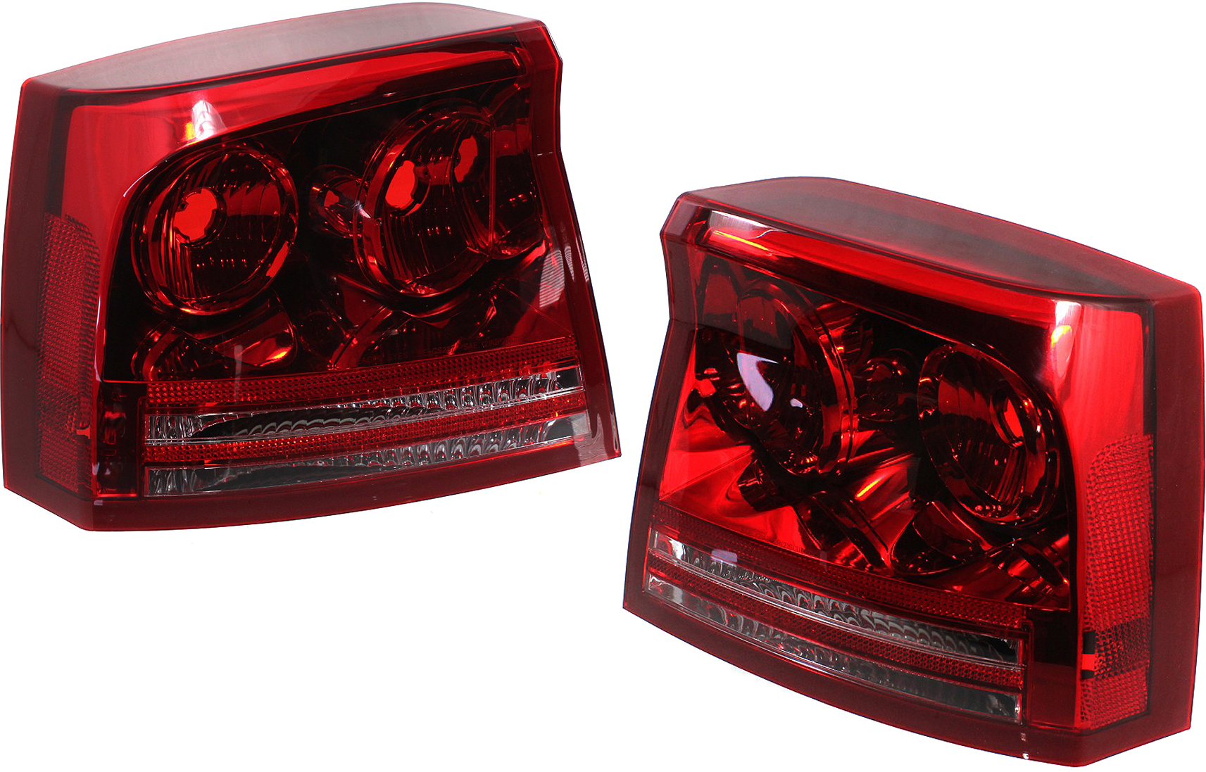 AM CHARGER 06-08 TAIL LAMP RH AND LH Lens and Housing SKU SET REPD730103 Partslink CH2819105 CH2818105 OEM 5174406AA 5174407AA