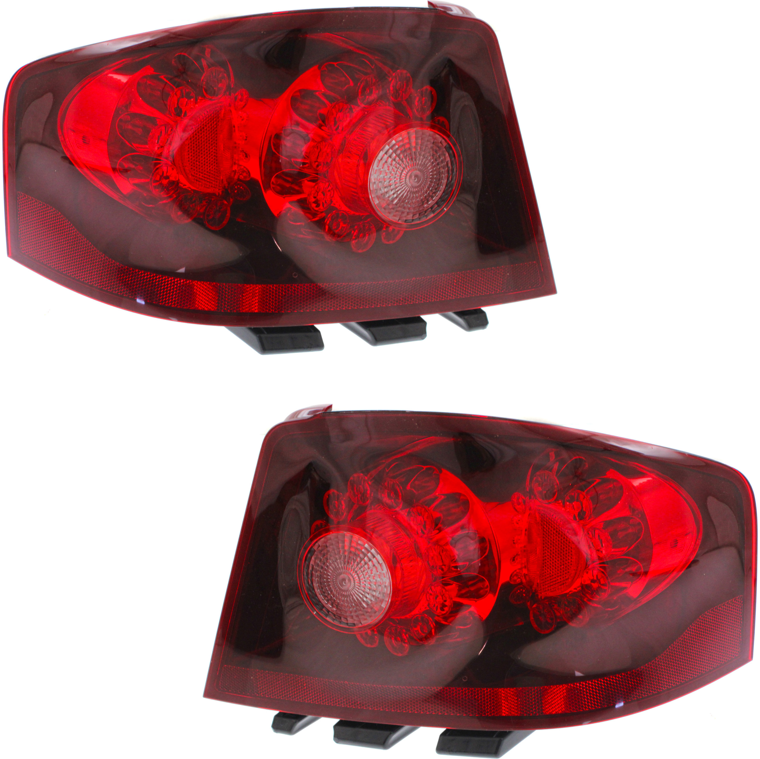 AM AVENGER 11-14 TAIL LAMP RH AND LH Assembly w Red and Clear Lens CAPA SKU SET REPD730141Q OEM 5182522AG PFM 5182523AG PFM