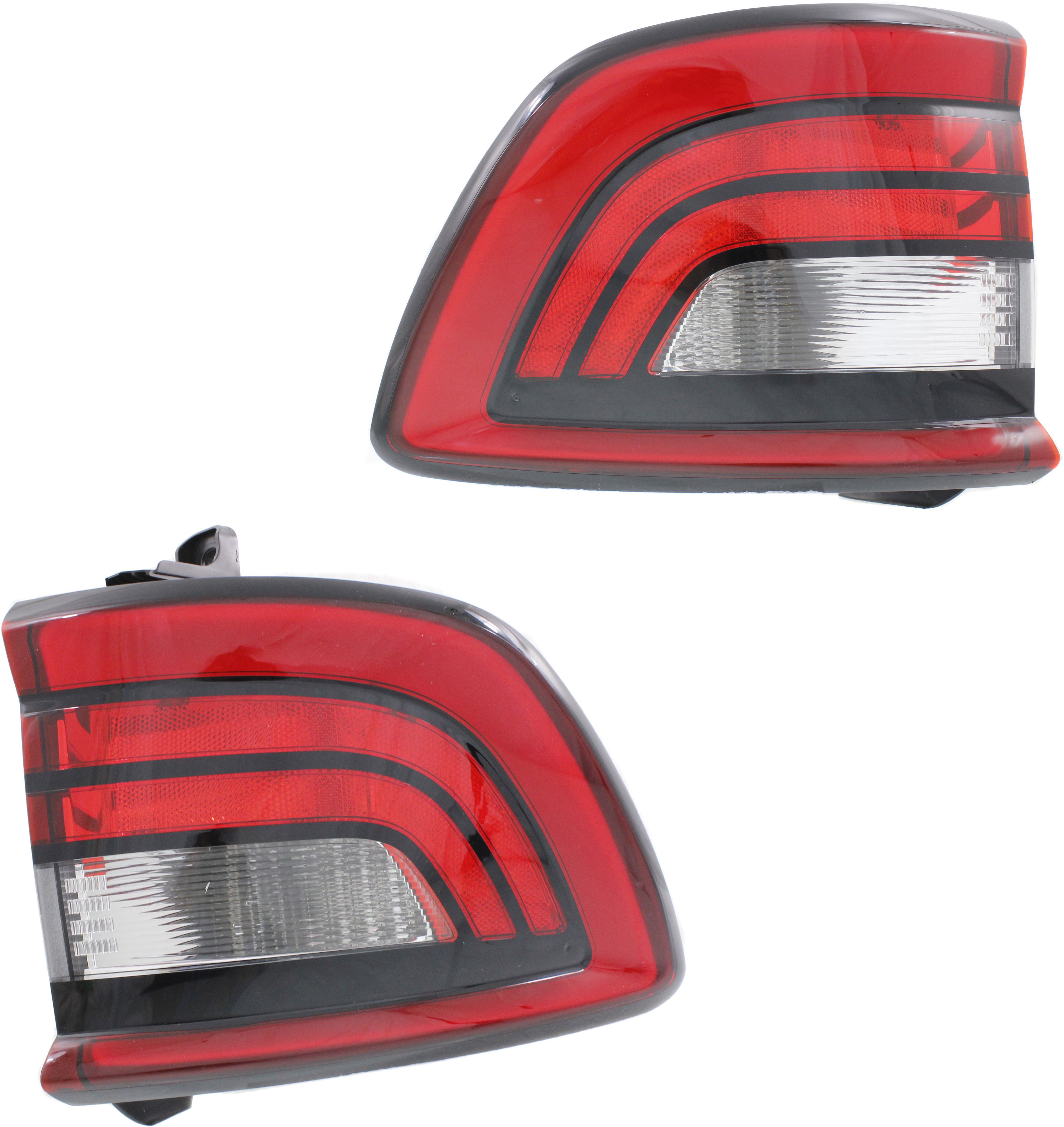 AM DURANGO 14-22 TAIL LAMP RH AND LH Outer Assembly CAPA SKU SET REPD730157Q Partslink CH2801206C CH2800206C OEM 68272126AC 68272126AB 68272127
