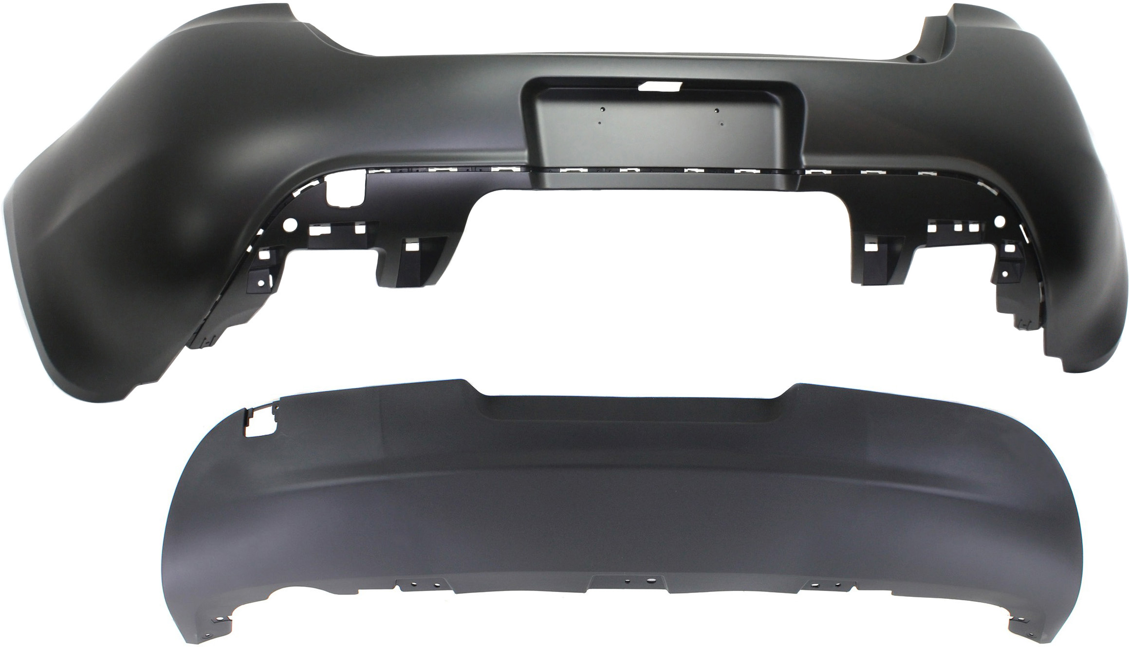 AM DART 13-16 REAR BUMPER COVER Upper and Lower SKU SET REPD760144-2 Partslink CH1100975 CH1195109 OEM 1SX75TZZAA 68081375AA
