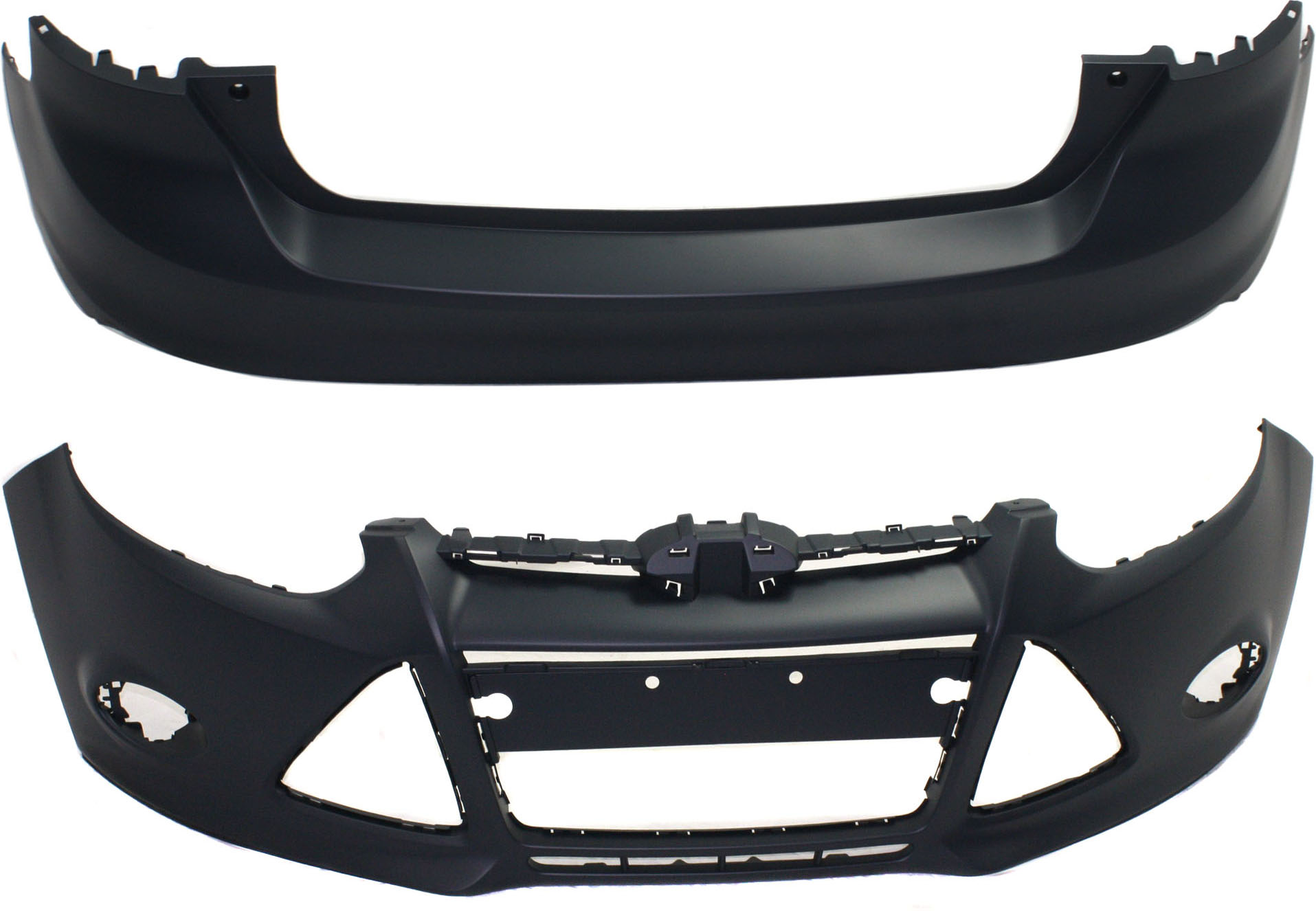 AM FOCUS 12-14 FRONT BUMPER COVER Primed Exc. ST Electric Models Hatchback SKU SET REPF010368P 2 Partslink FO1000664 FO1100676 OEM BM5Z17D957CAPTM BM5Z17K835CBPT