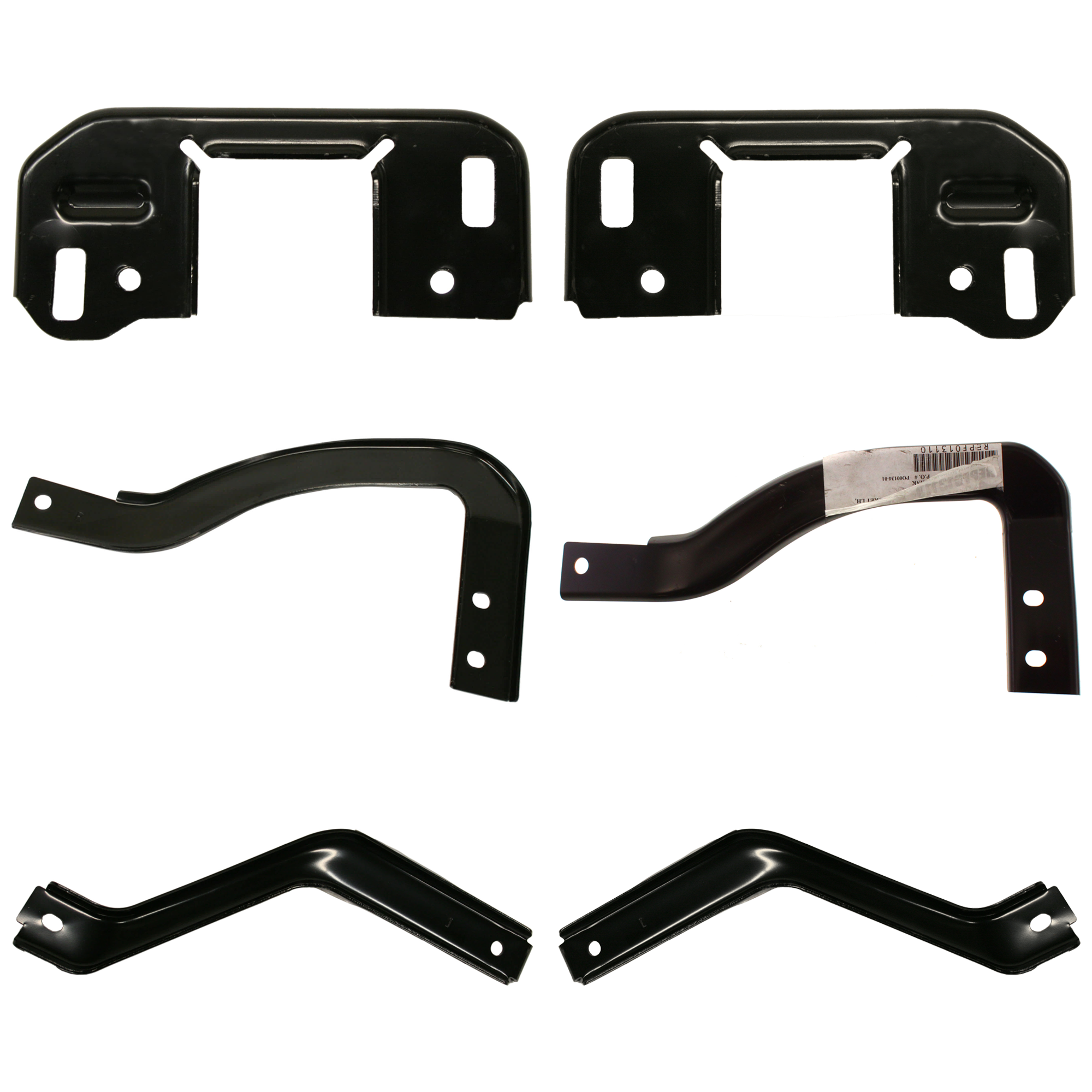 AM F 150-10-14 FRONT BUMPER BRACKET RH AND LH Inner and Outer Set of 6 SKU SET REPF013101 D Partslink FO1066177 FO1066178 FO1066179 FO1067177 FO1067178 FO1067179 OEM 9L3Z17754A 9L3Z17754B 9L3Z1775
