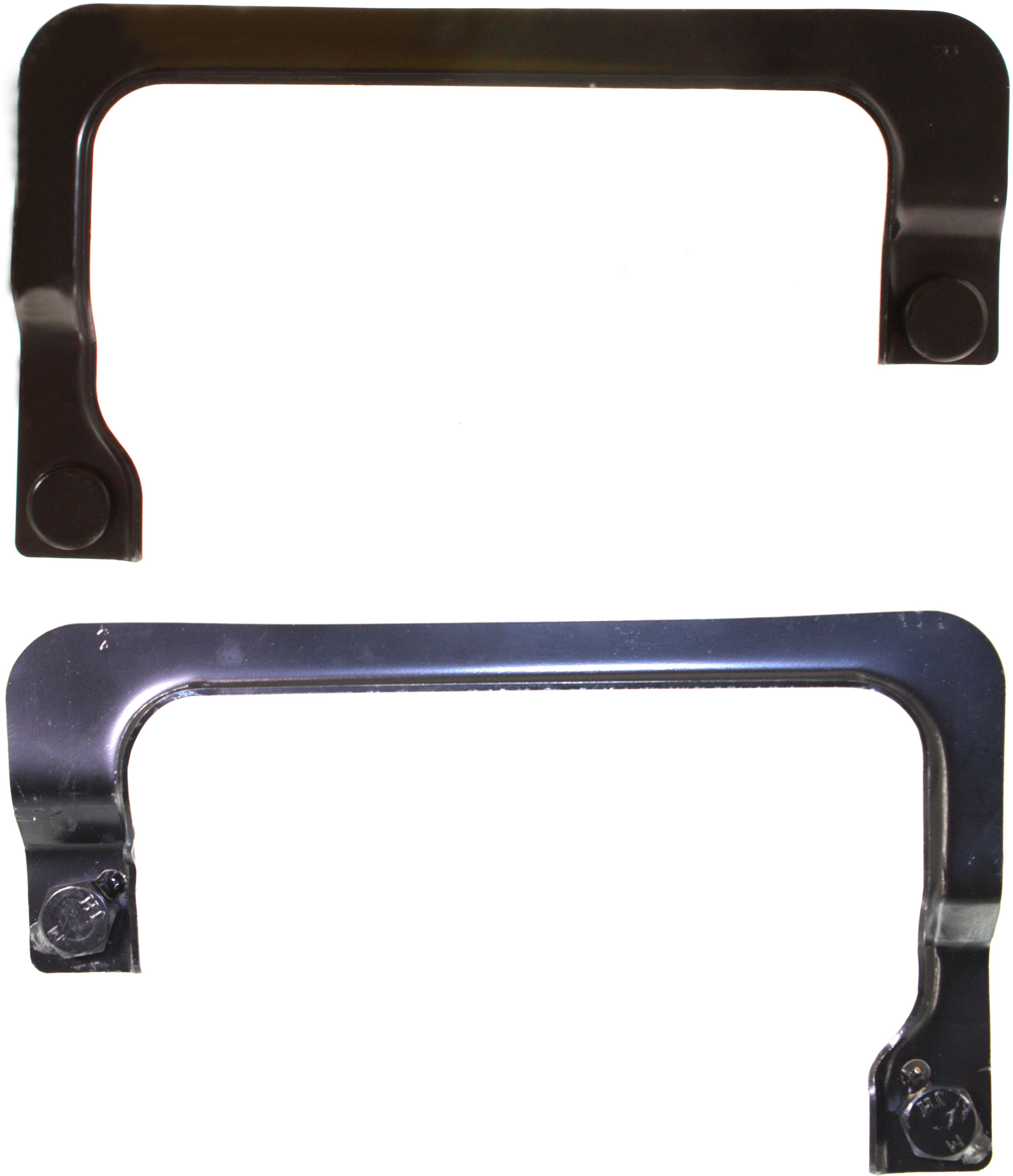 AM F 150-09-14 FRONT BUMPER BRACKET RH AND LH Mounting Steel SVT Raptor 10-14 Front Inner SKU SET REPF013107 Partslink FO1067181 FO1066181 OEM 9L3Z17C886A 9L3Z17C887A