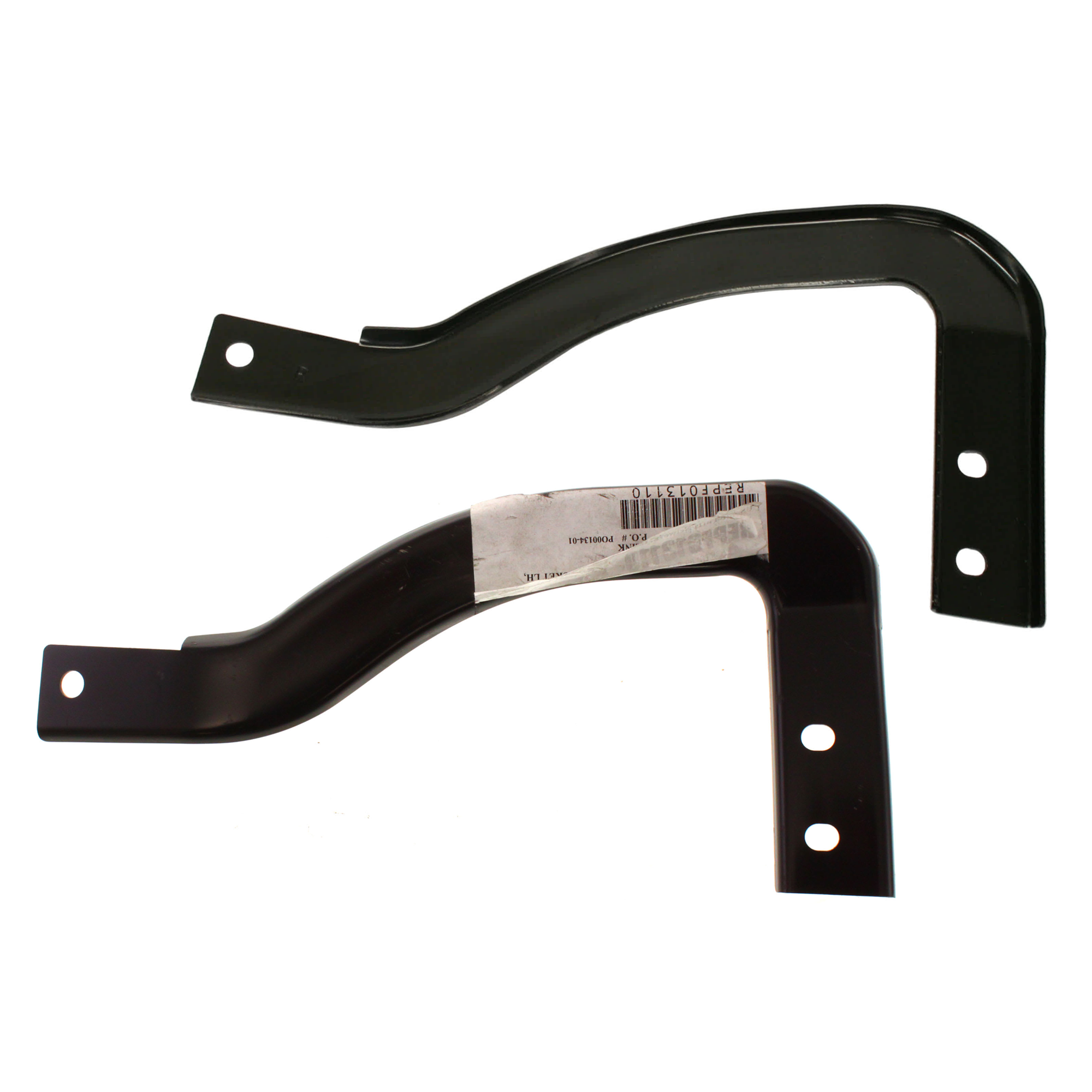 AM F 150-09-14 FRONT BUMPER BRACKET RH AND LH Set of 2 Outer Mounting Steel SKU SET REPF013109-2